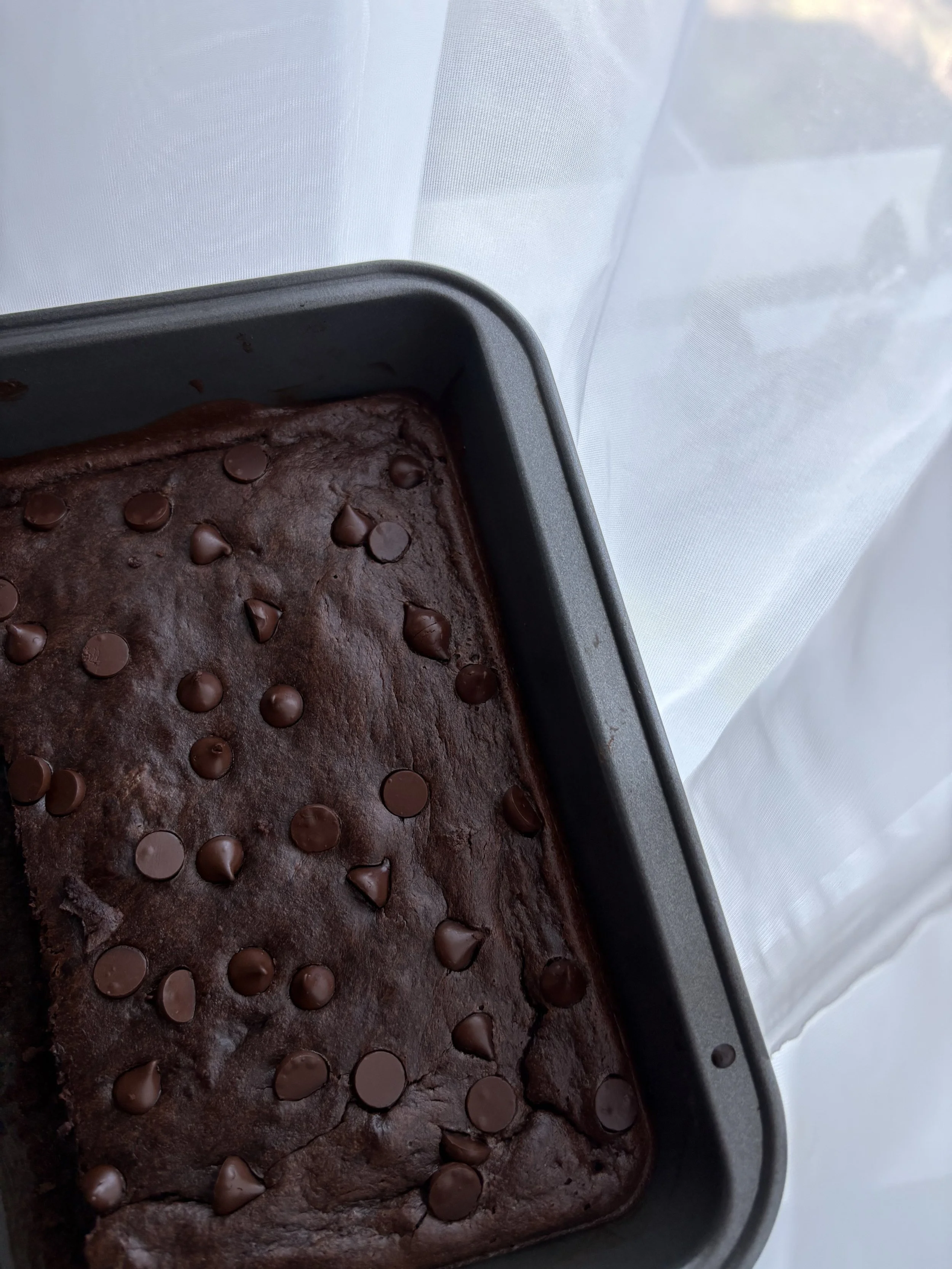 Flourless Banana Brownies