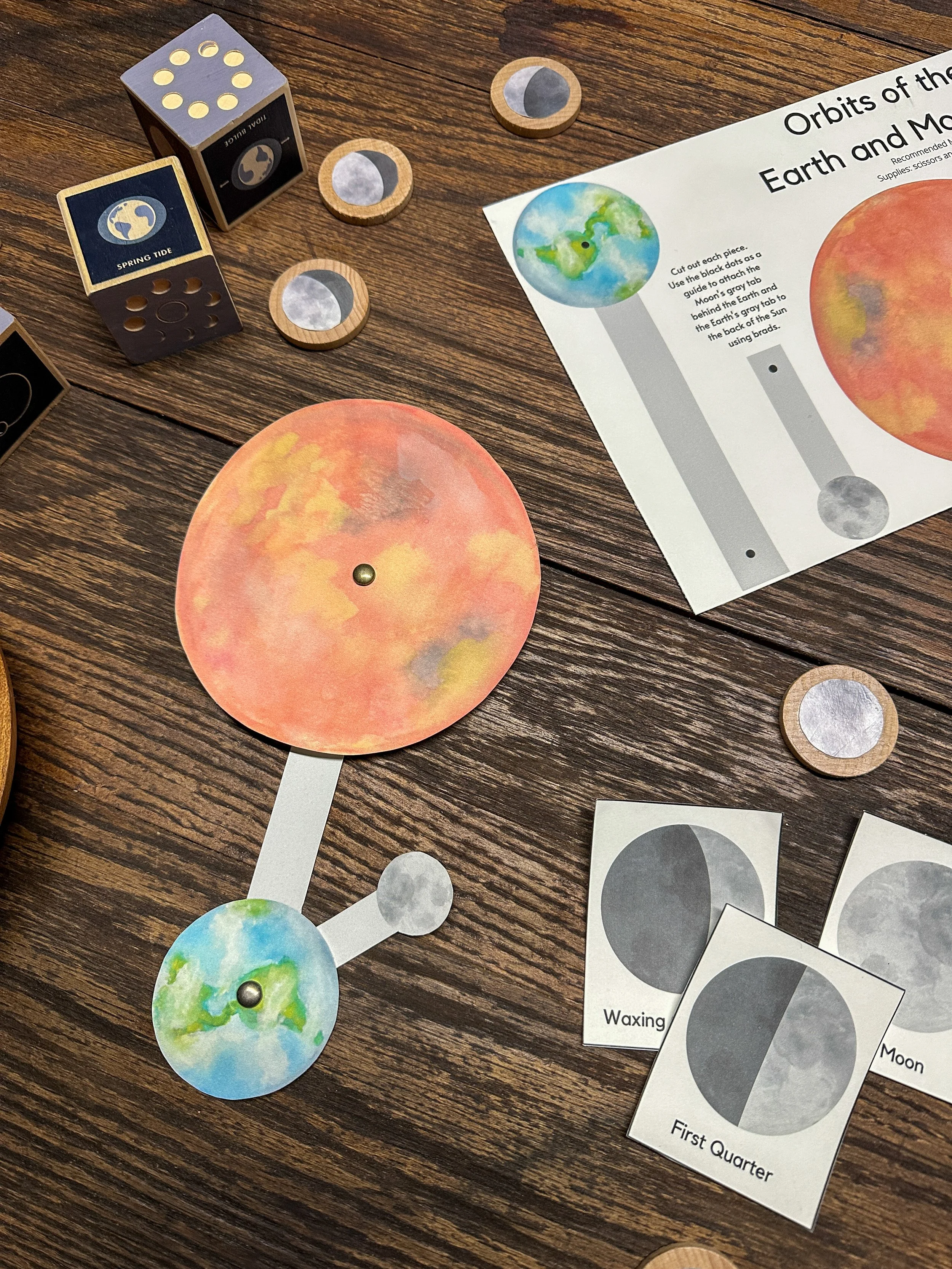 Orbits of the Earth and Moon Project