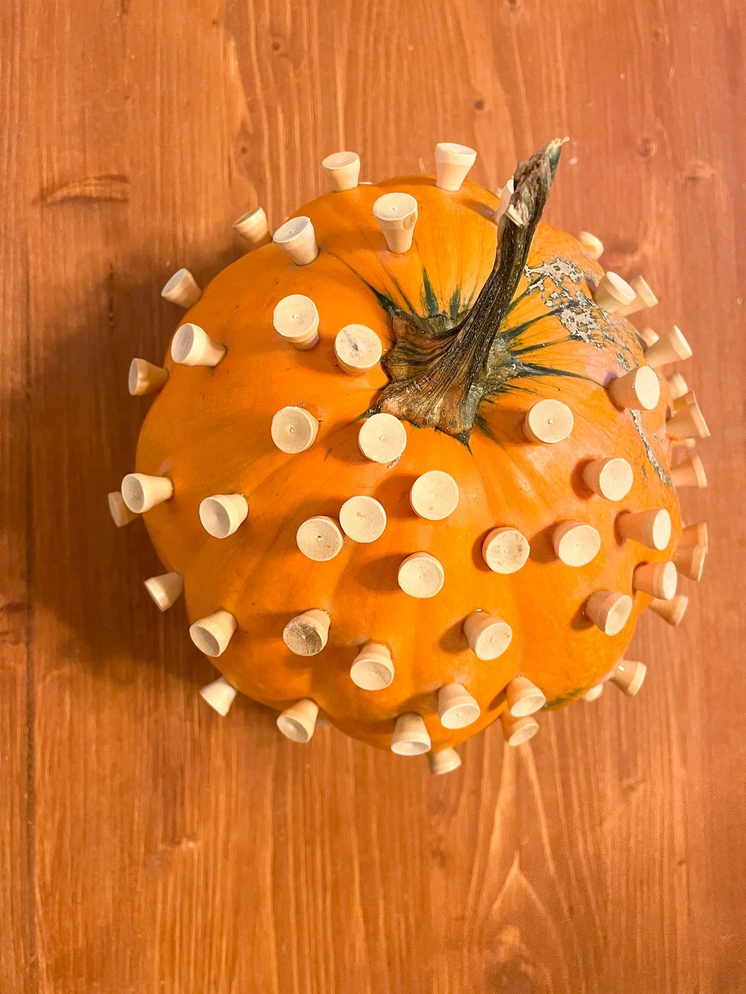 Pounding pumpkin tee party fall preschool fine motor activity with watercolor pumpkin printable by Liza Dora Books