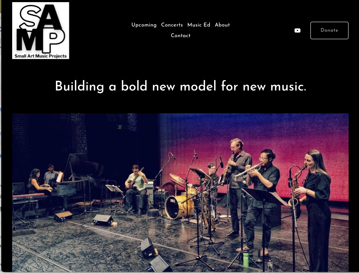 Website: Small Art Music Projects