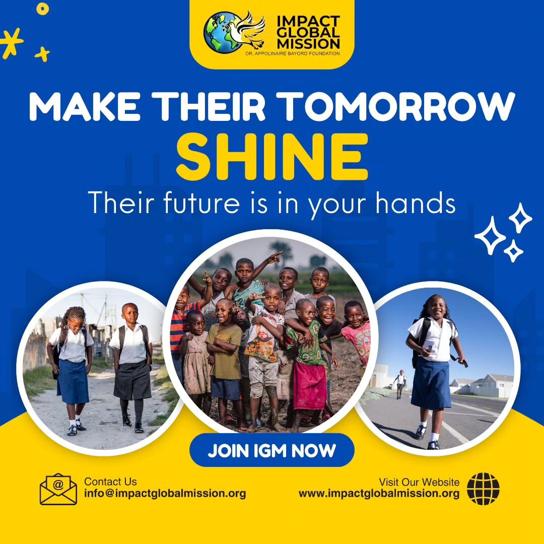 Spark the Light of Hope! ✨🤲 Your support matters. Donate now to make their tomorrow shine. Together, let's illuminate lives and create a brighter future. Every contribution counts! 💖

Join us:&nbsp;www.impactglobalmission.org

#SpreadLove #Supporti