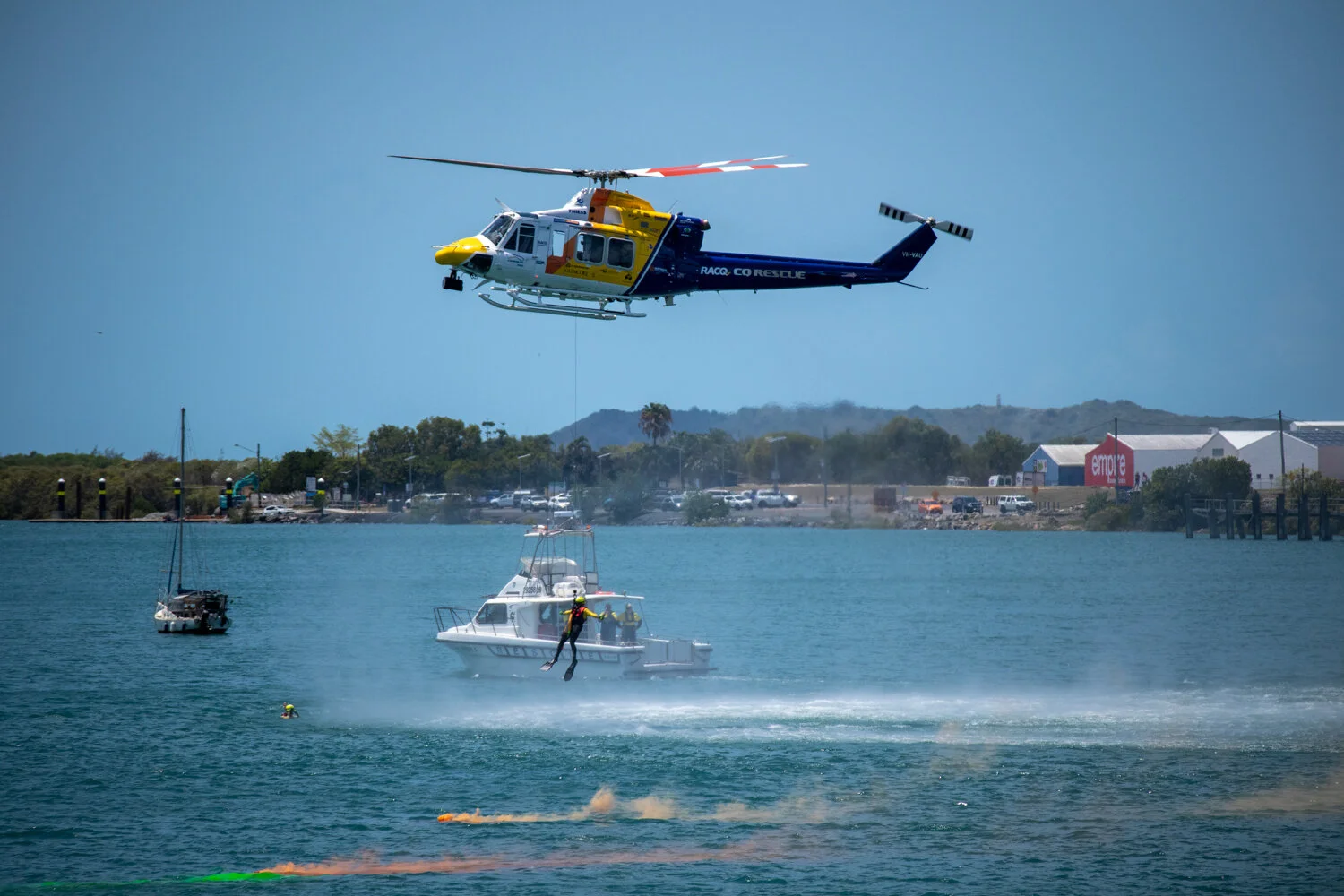 RESCUERS’ SKILLS SHOWCASED IN PIONEER RIVER DEMONSTRATION — BMA CQ Rescue