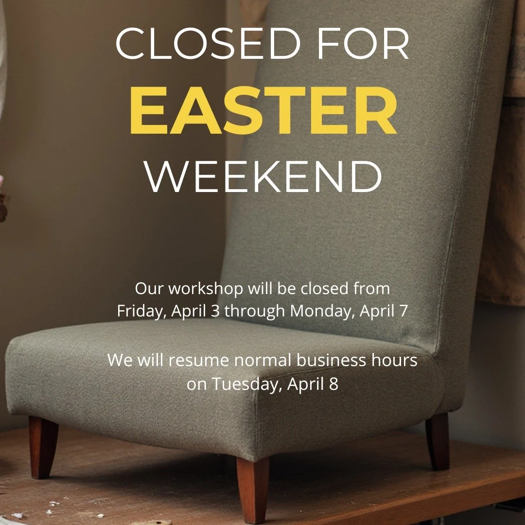 The workshop will be closed for Easter from 3.30 today, Thursday 2nd April. 

Hours to resume as normal on Tuesday 8th April.

Safe travels over the weekend!
