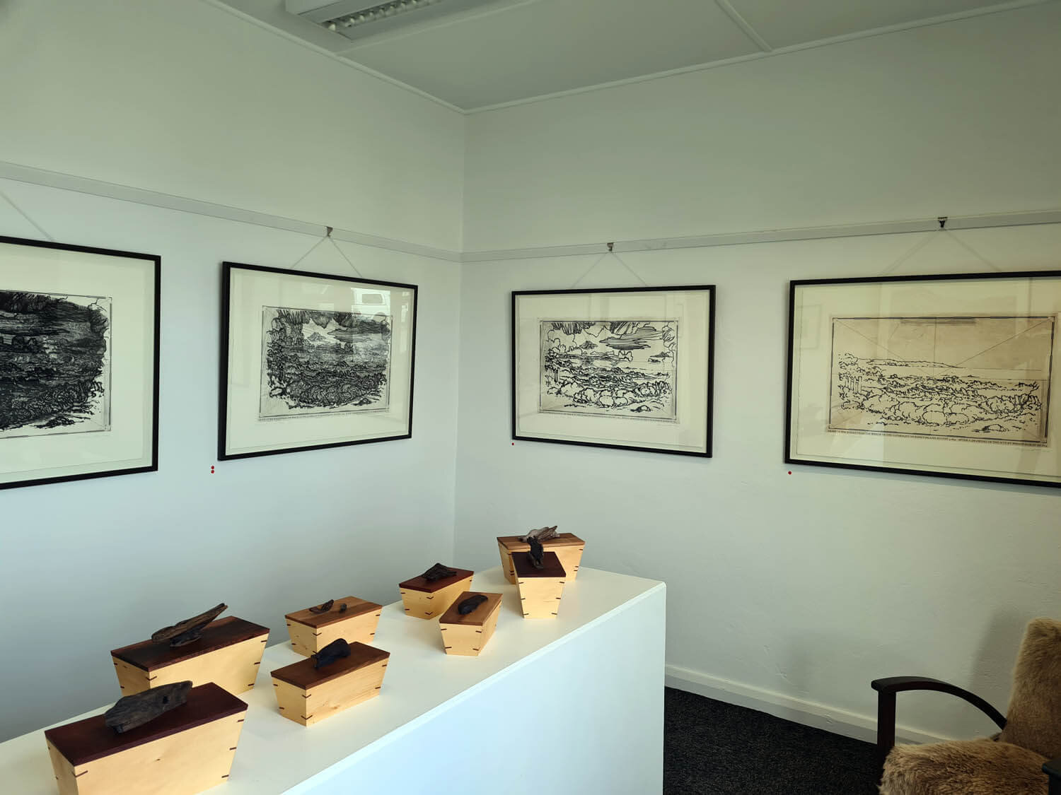   Nine Vessels for Precious Cargo  by  Roger Banfield and Alison Milsom, and etchings by Raymond Arnold 
