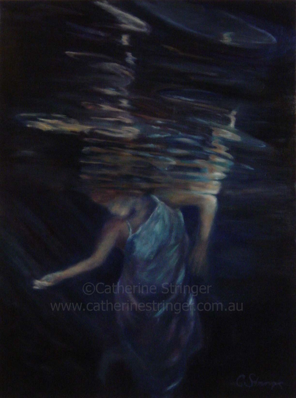 woman dancing  iunderwater