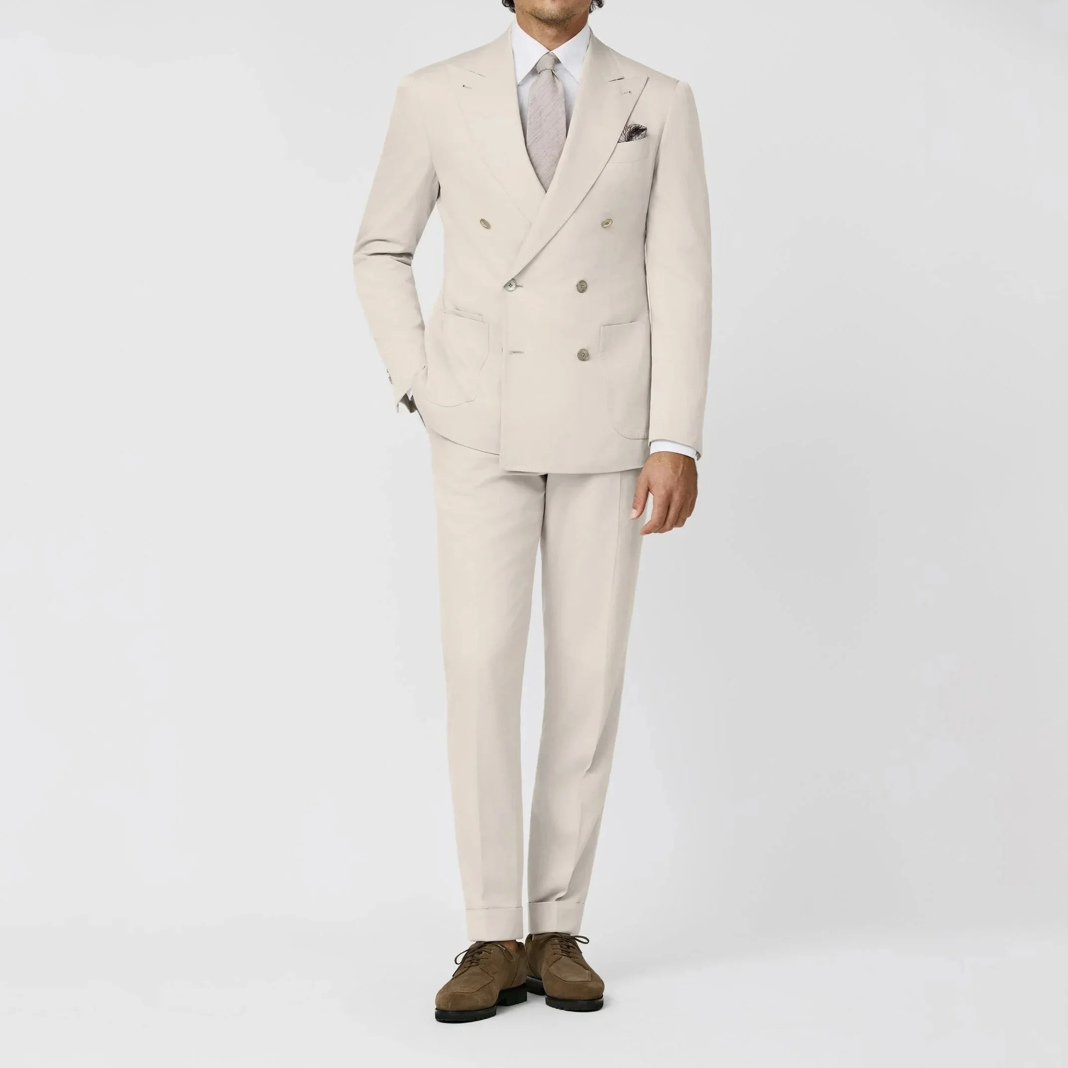 ZEGNA Silkskin Ecru Suit