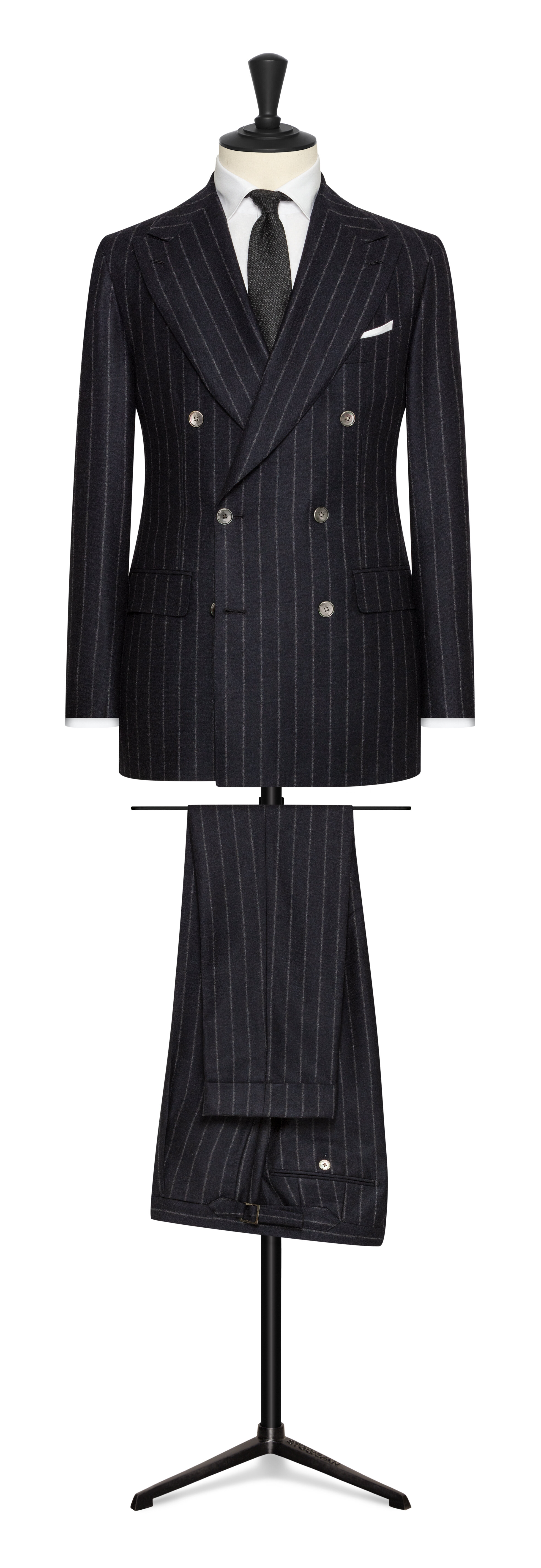 Custom pinstripe suit — Hall Madden