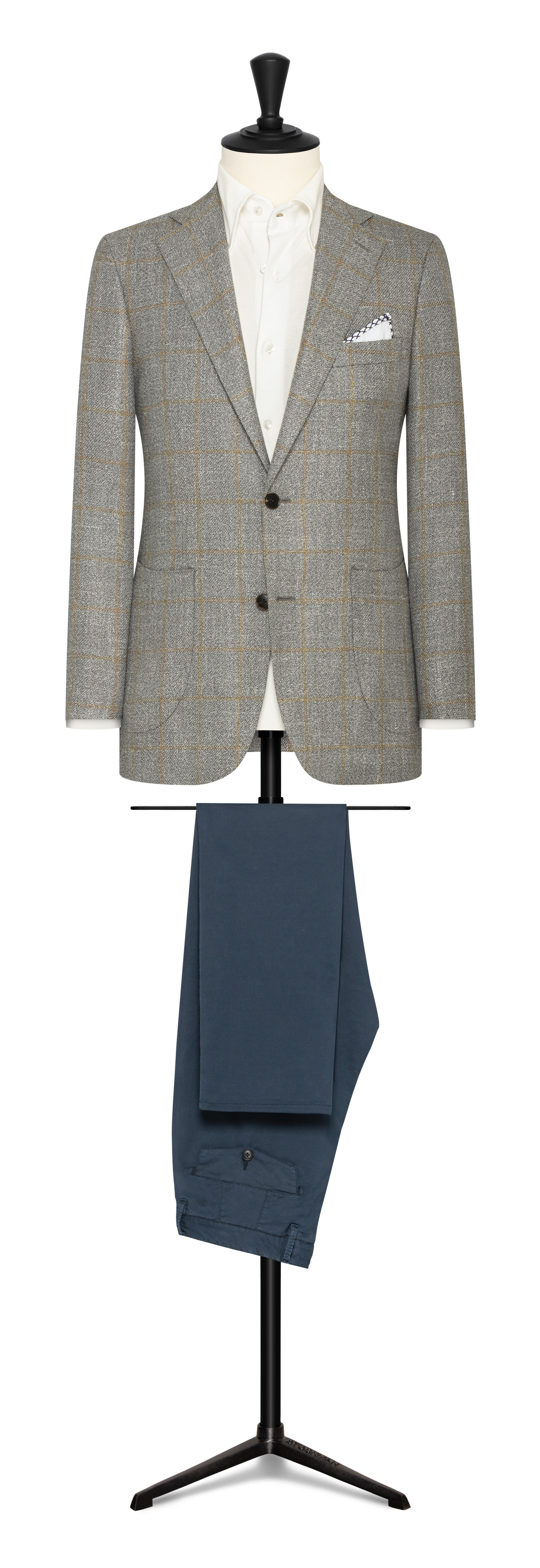 Custom grey suits — Hall Madden
