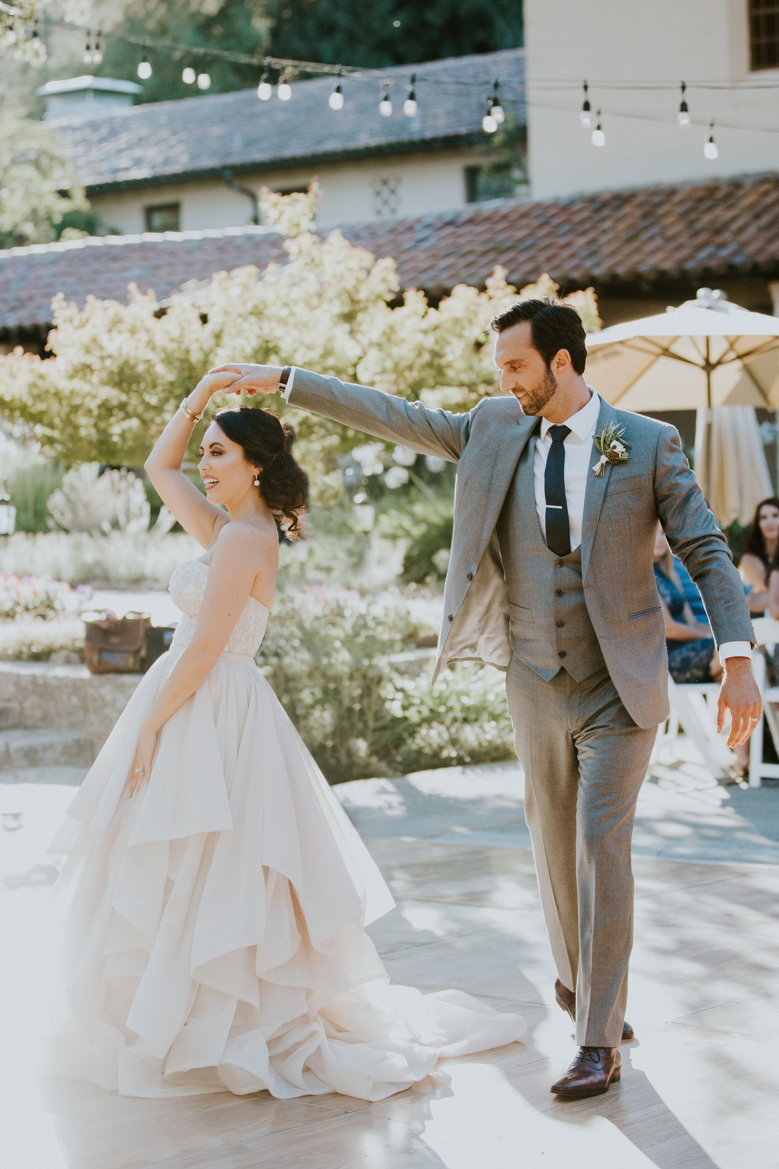 A Light Grey Wedding Suit in Napa Valley — Madden