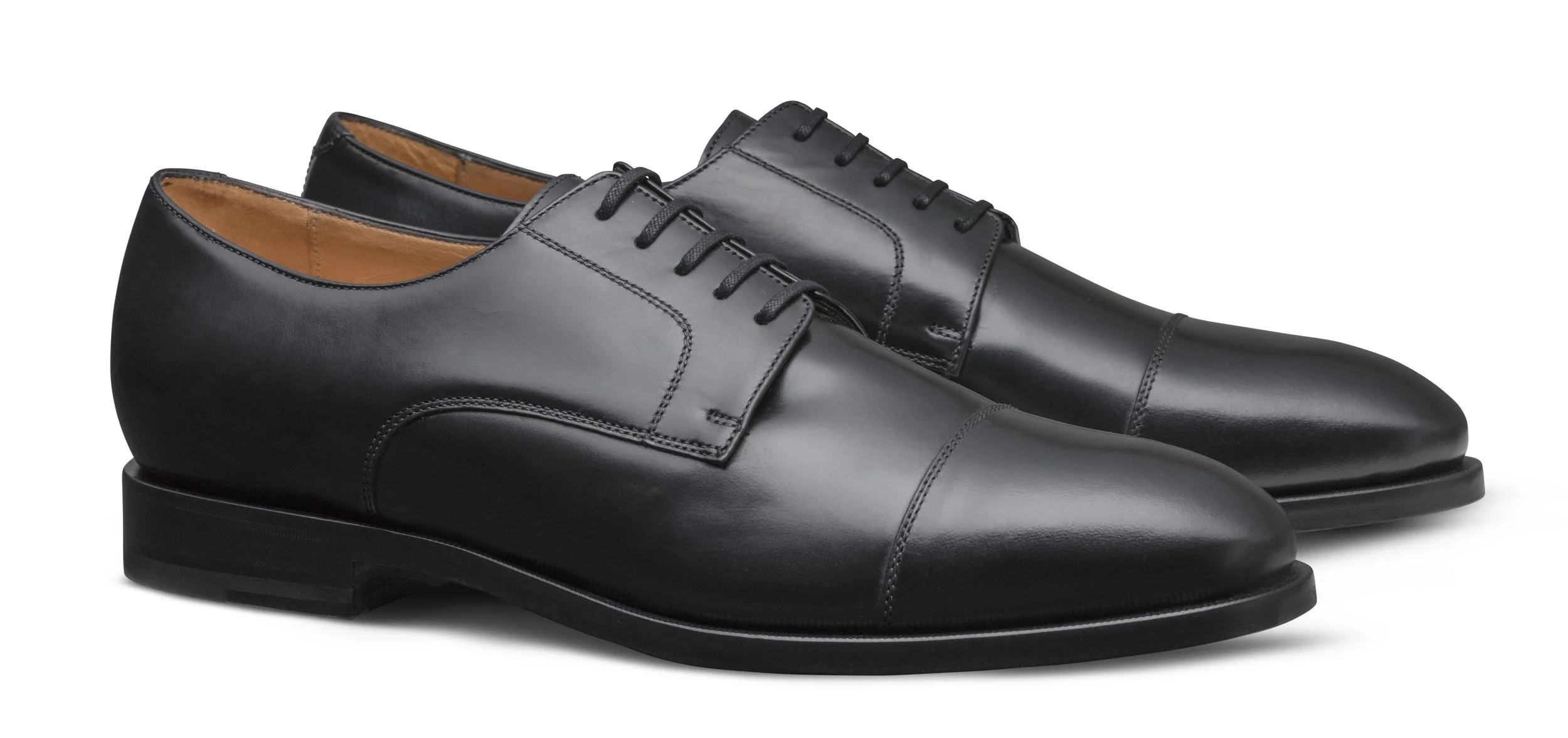 Hall Madden Formal Calfskin Leather Goodyear Shoes Black Size 44 Made In Italy Custom Shoes — Hall Madden main image 2