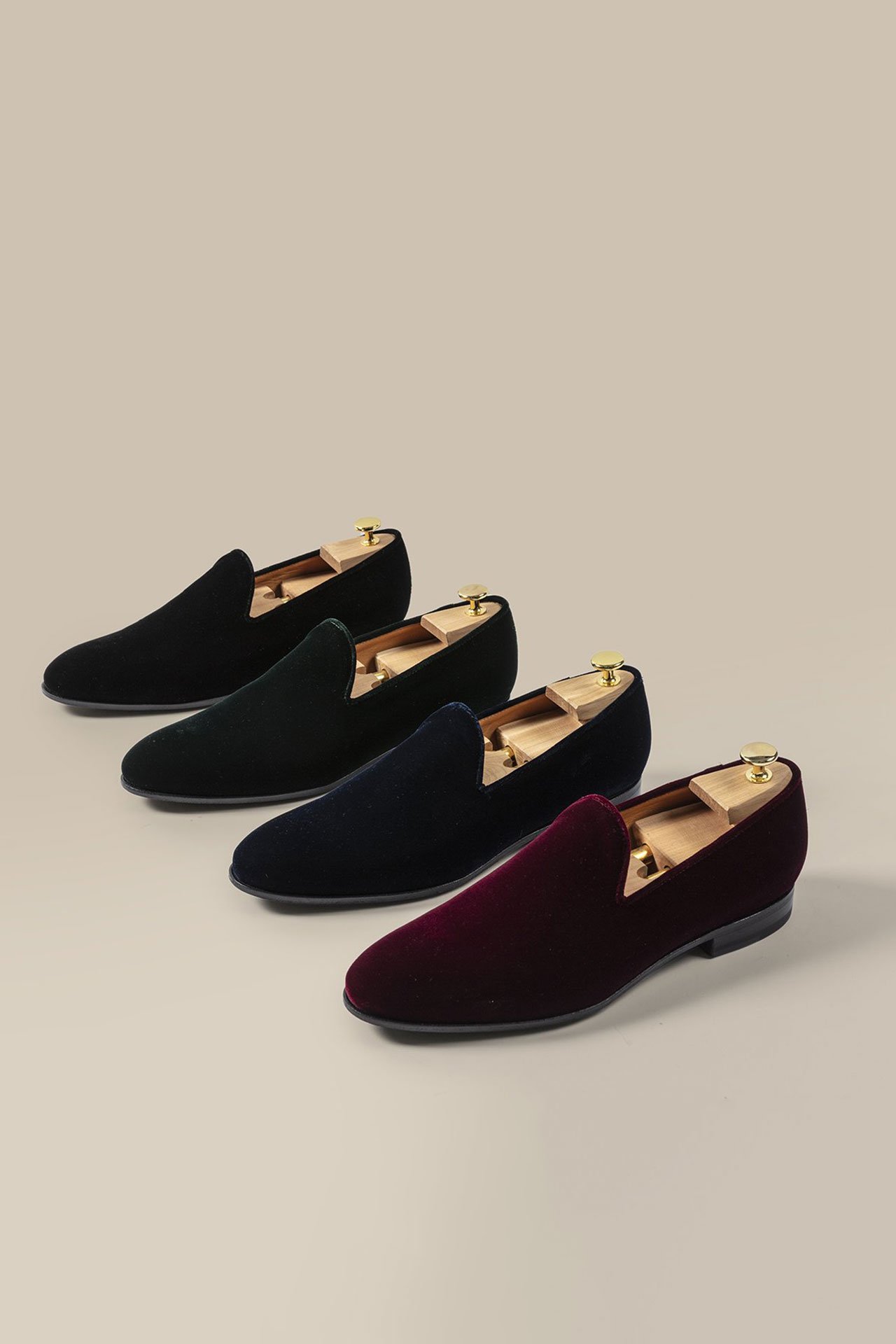 Italian Velvet slippers — Hall Madden