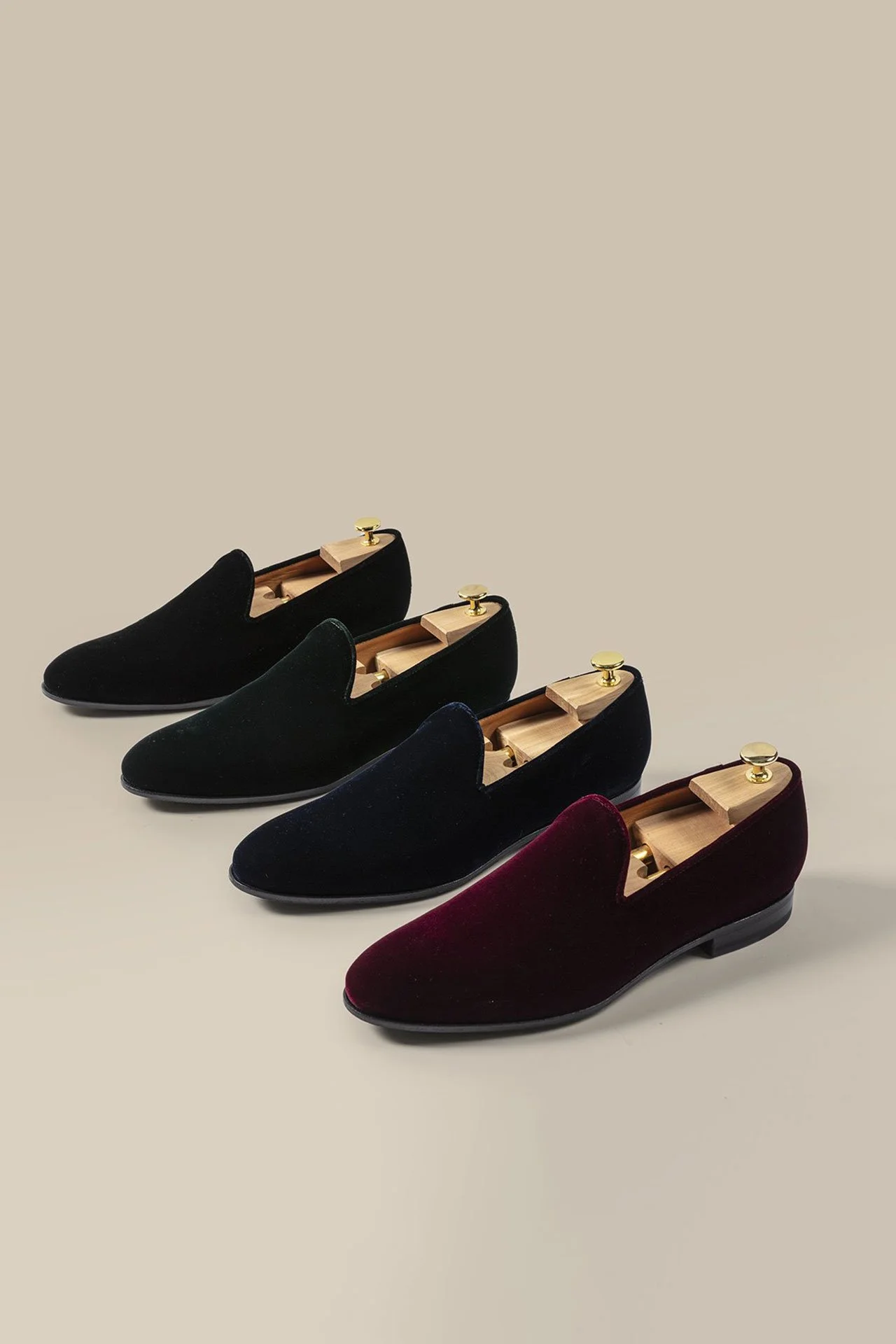 Velvet Loafers For Men