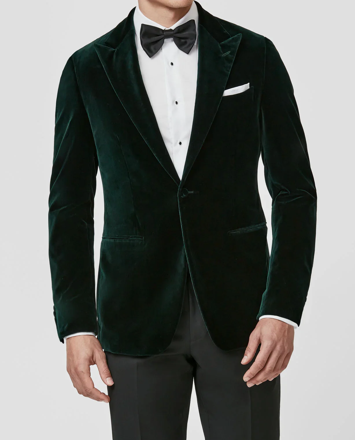 VLV007 d.green cotton velvet