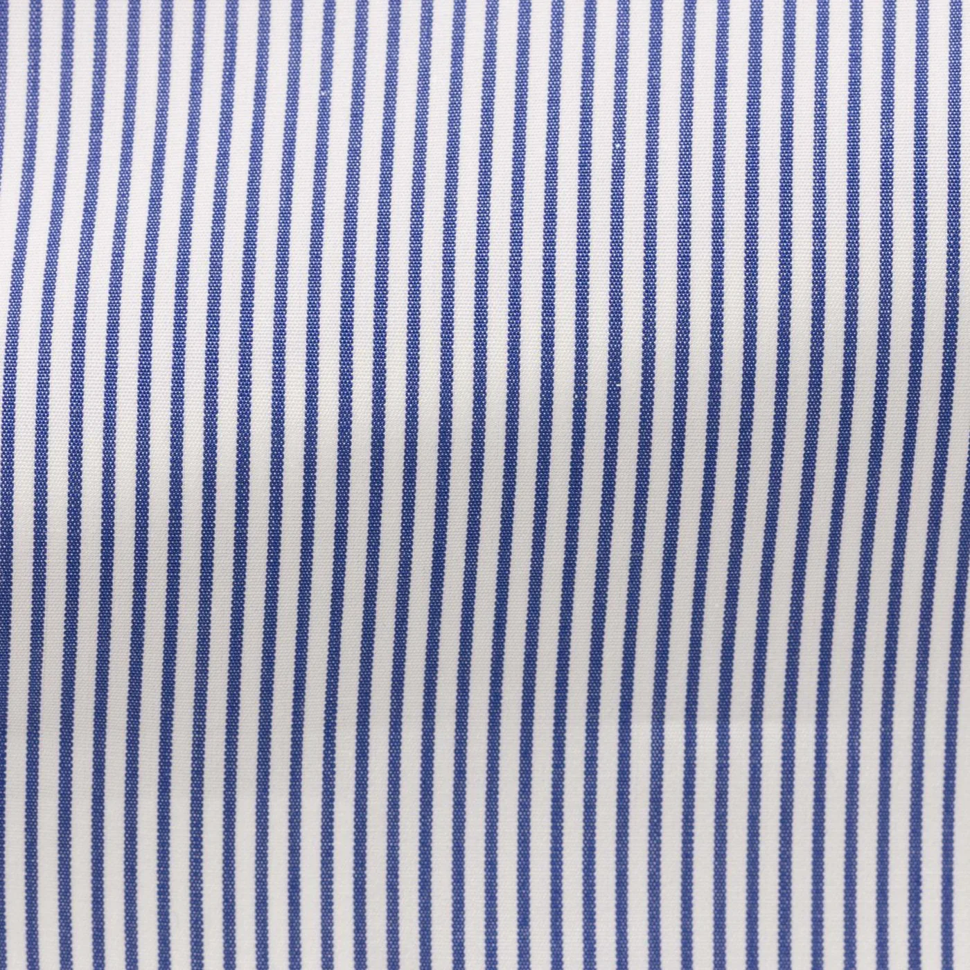 SH00301 white 120/2 cotton poplin with blue candy stripe