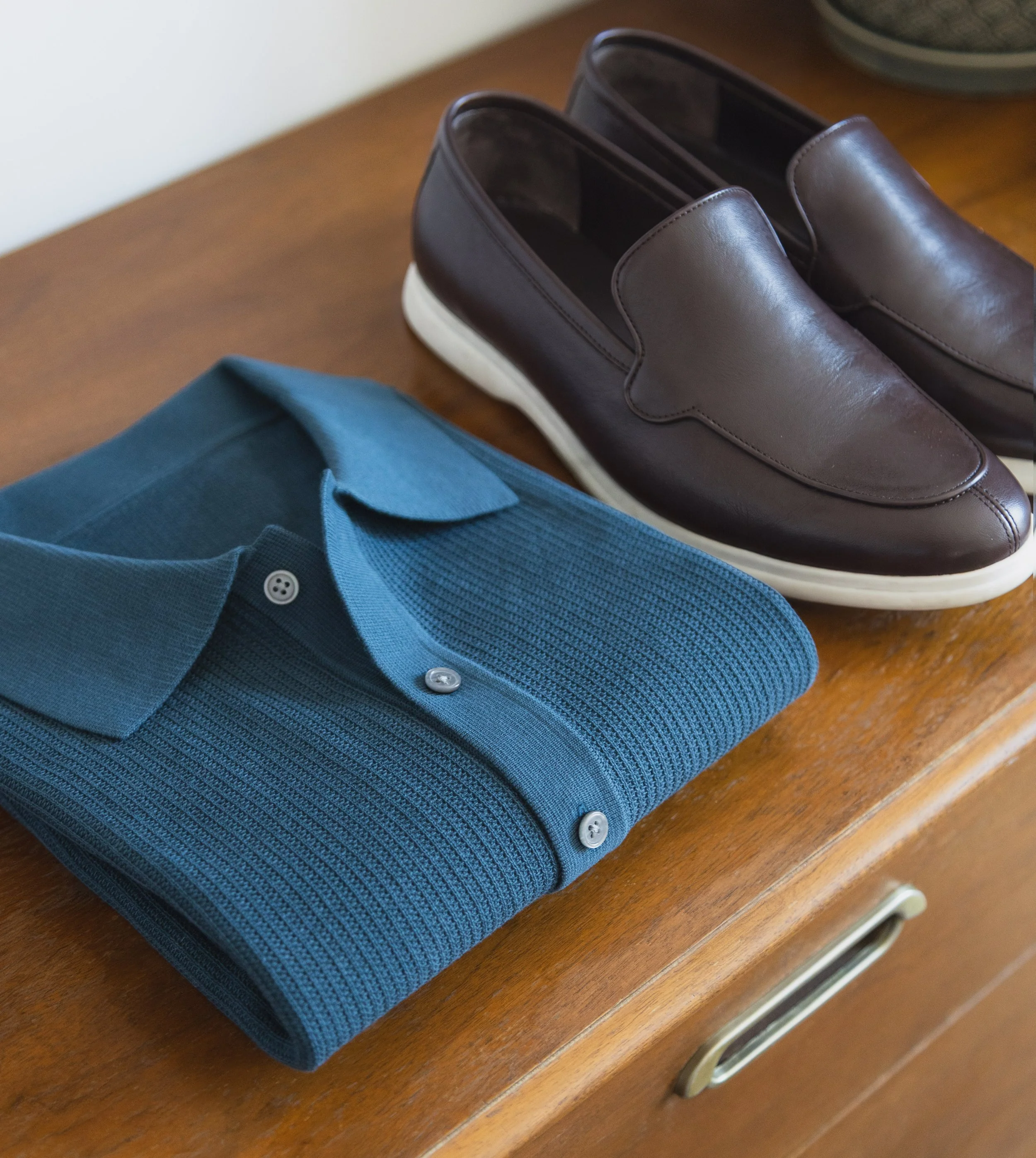 Our New Foundation Polo —  The Best Polo to Wear Under Suits &amp; Blazers