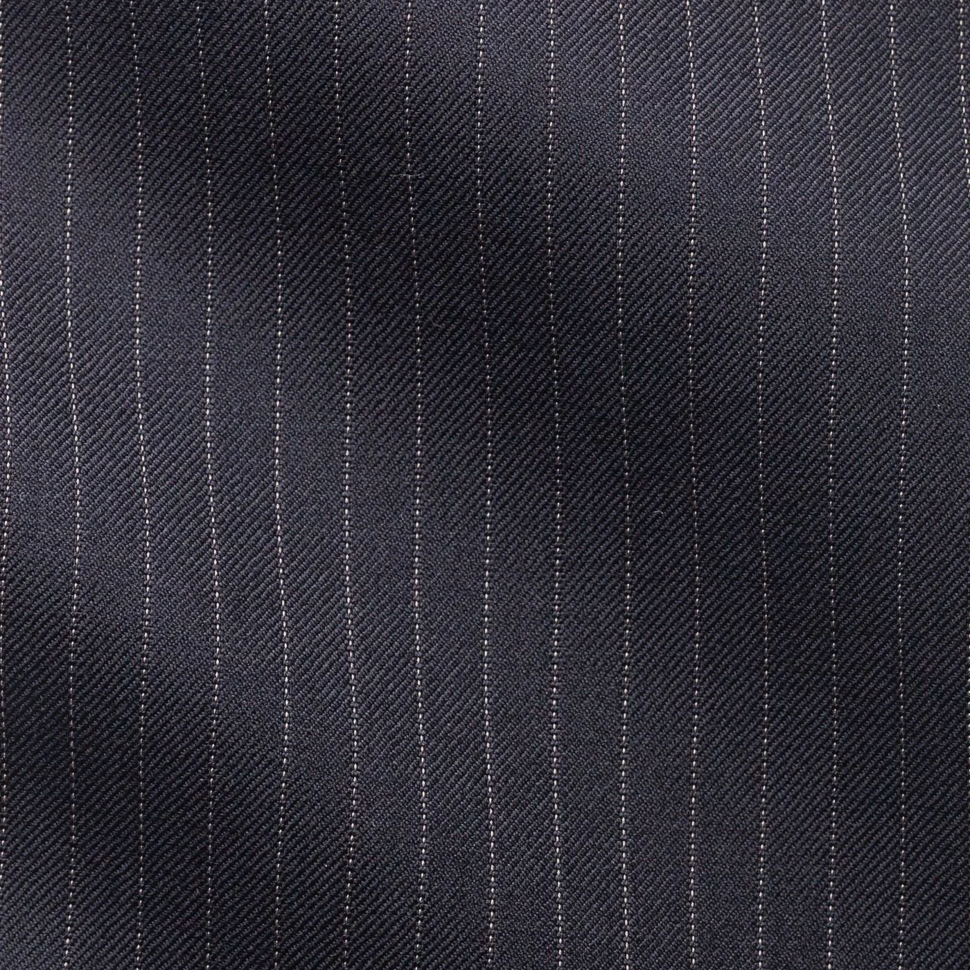 E0050 midnight blue S100 wool pinstripe