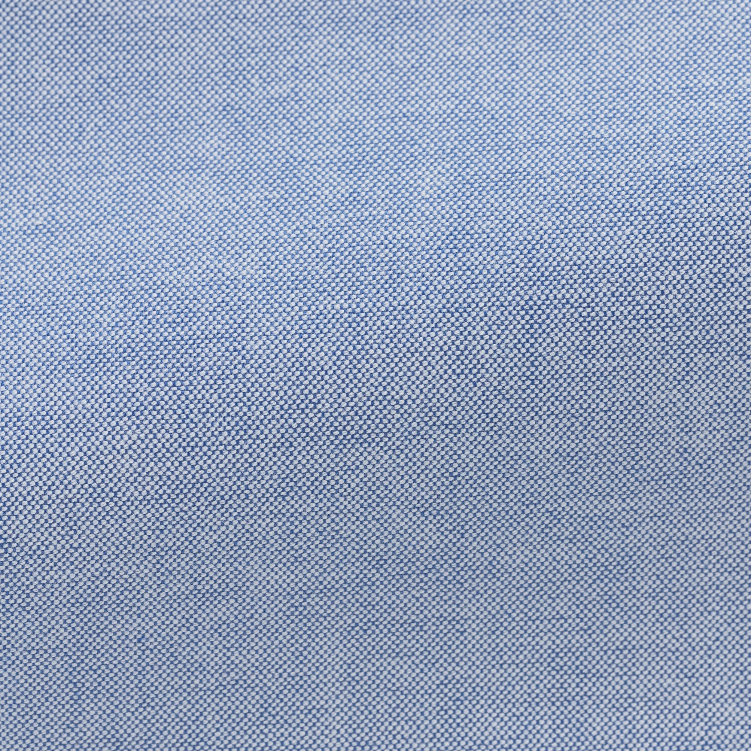 SH00156 blue stretch cotton Oxford 