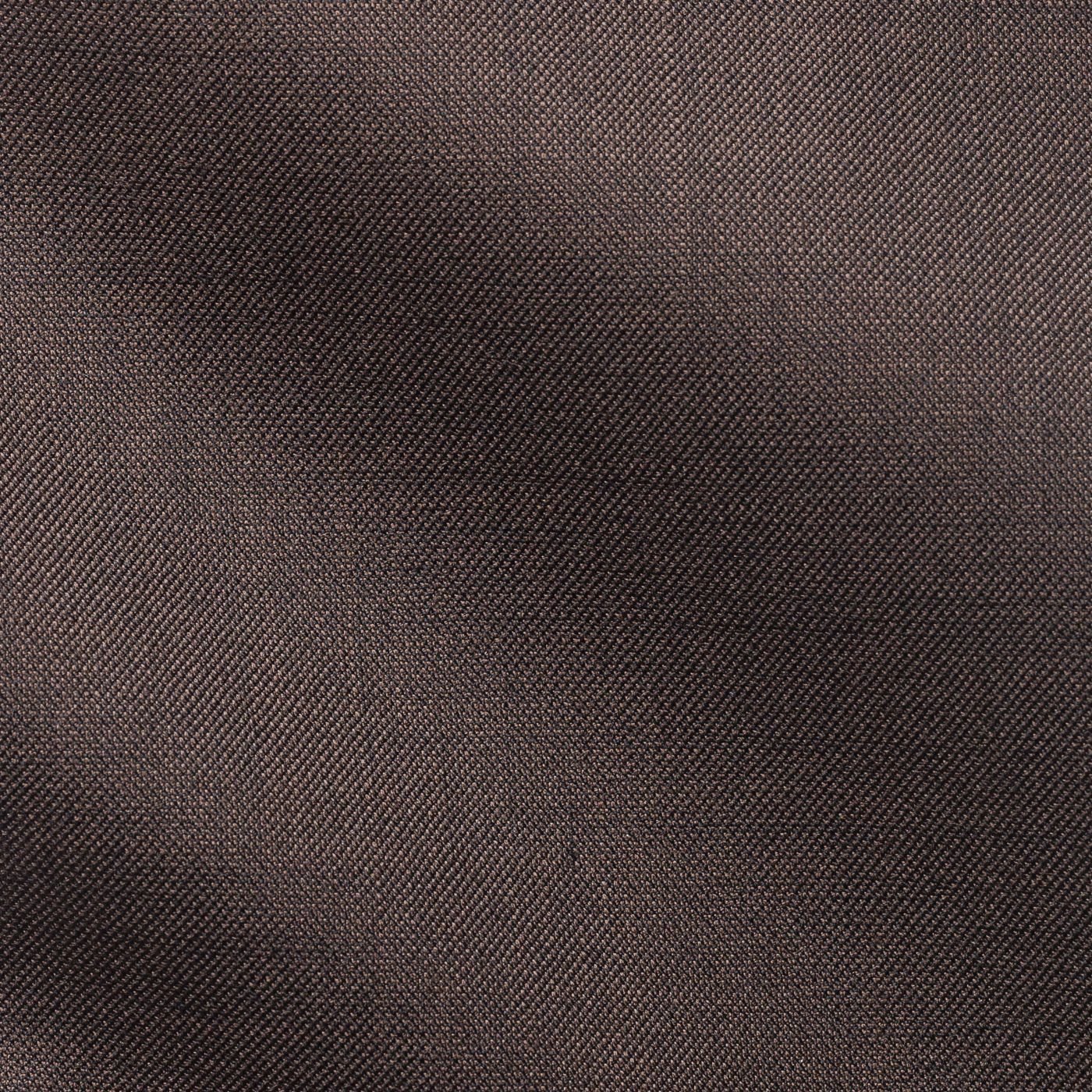 E0017 chocolate brown S100 wool sharkskin