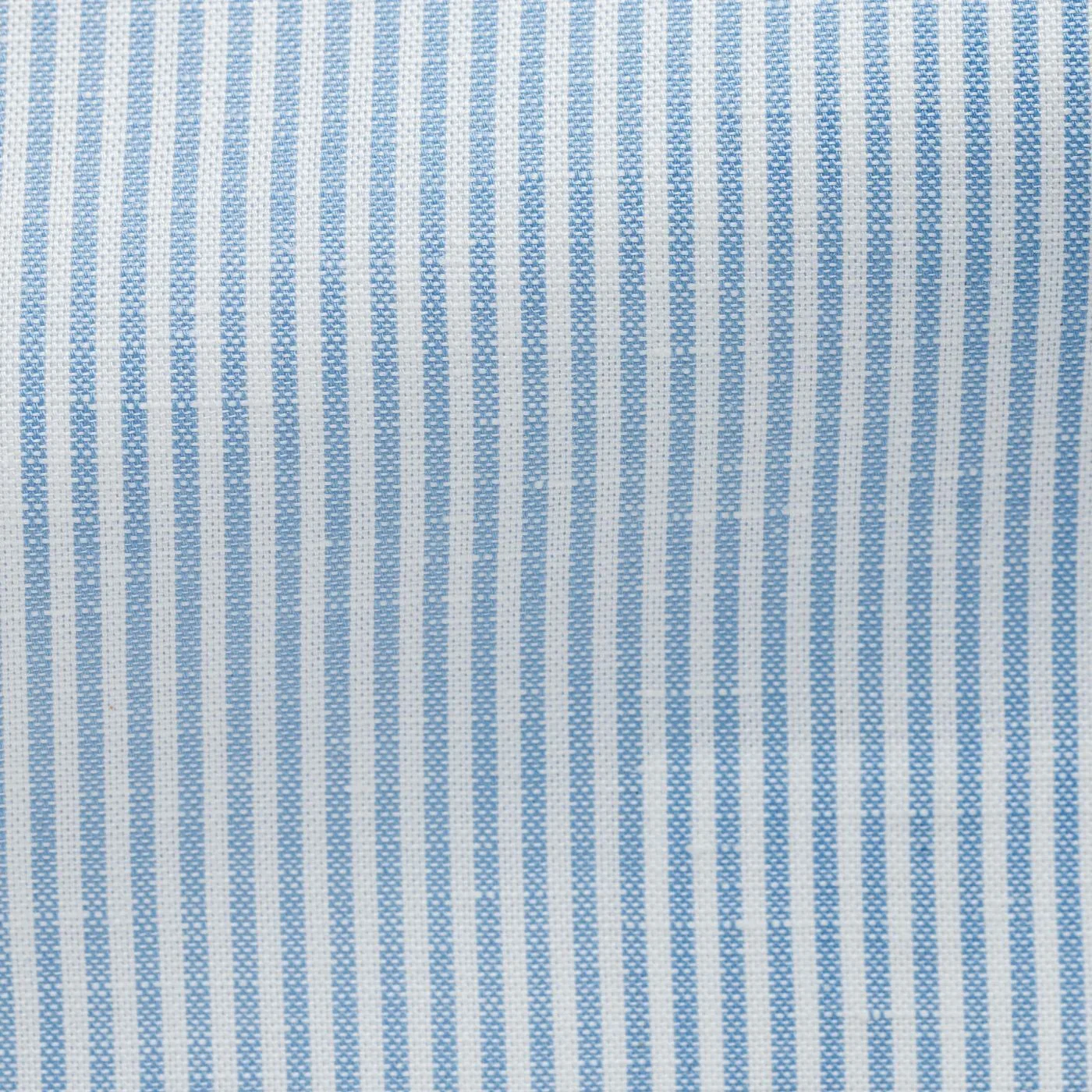 SHS0005 white chambray cotton-linen with l.blue stripe