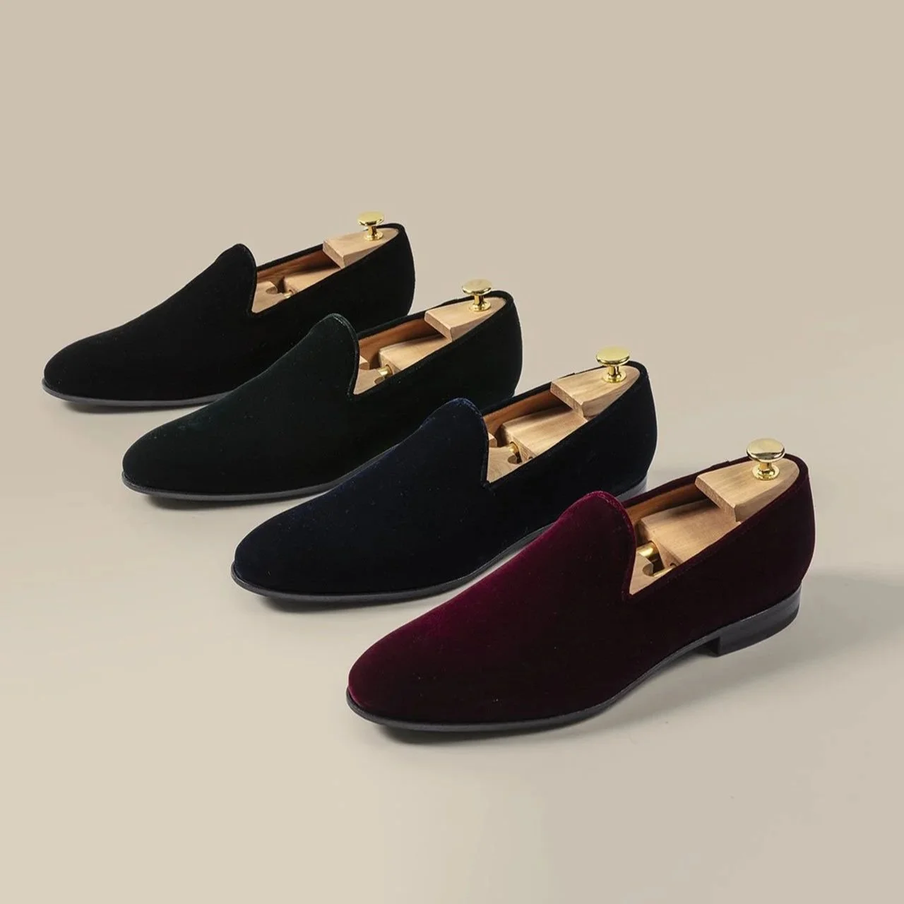 Custom Velvet Slippers — Hall Madden display picture 2