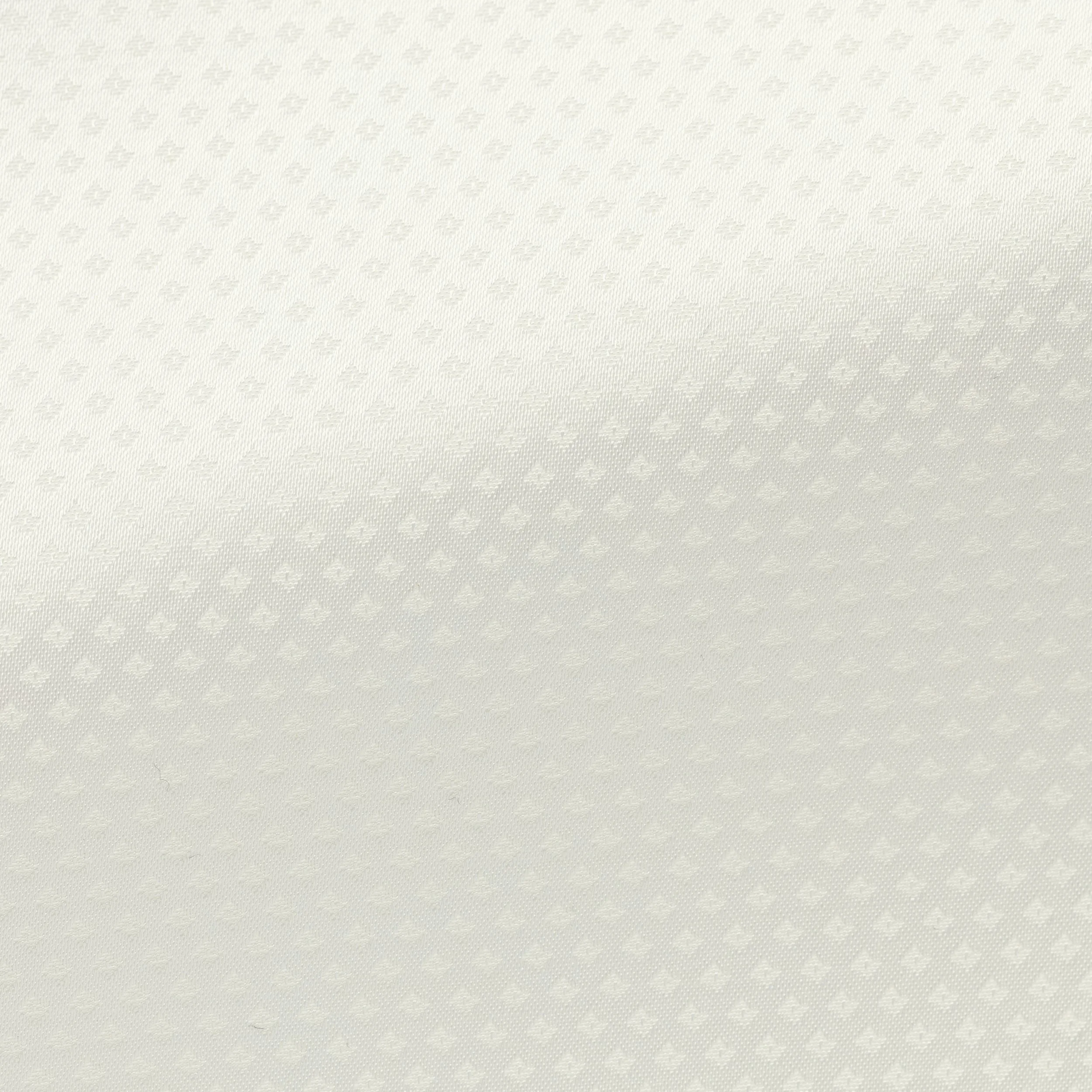 EVE015 ivory wool blend with Jacquard dots