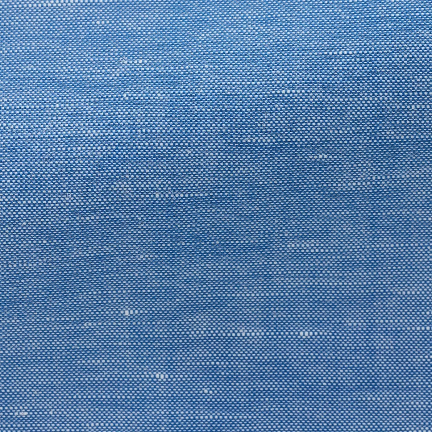 SHS0004 white-m.blue chambray cotton- linen