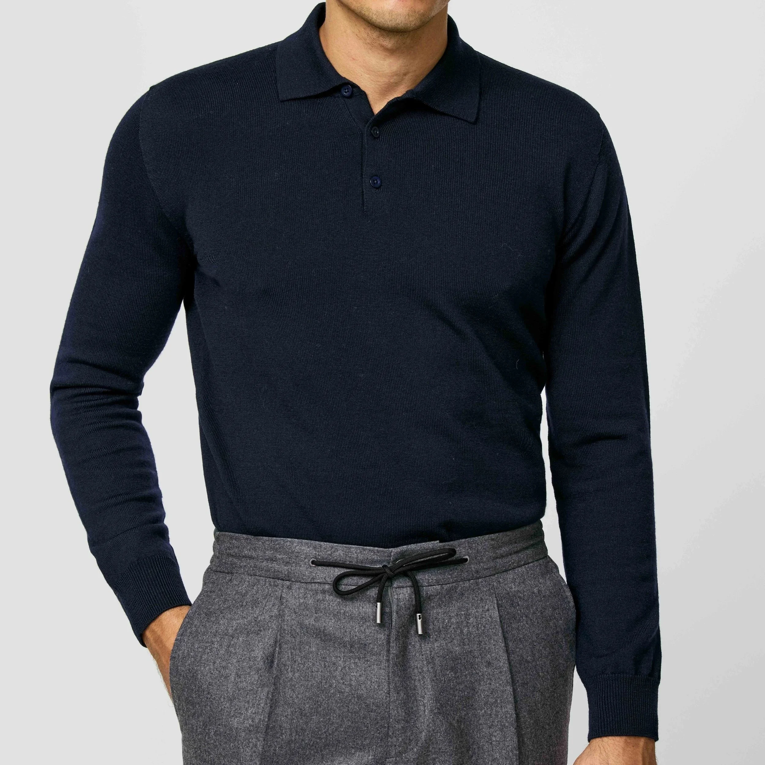 The Sartorial Long Sleeve Polo