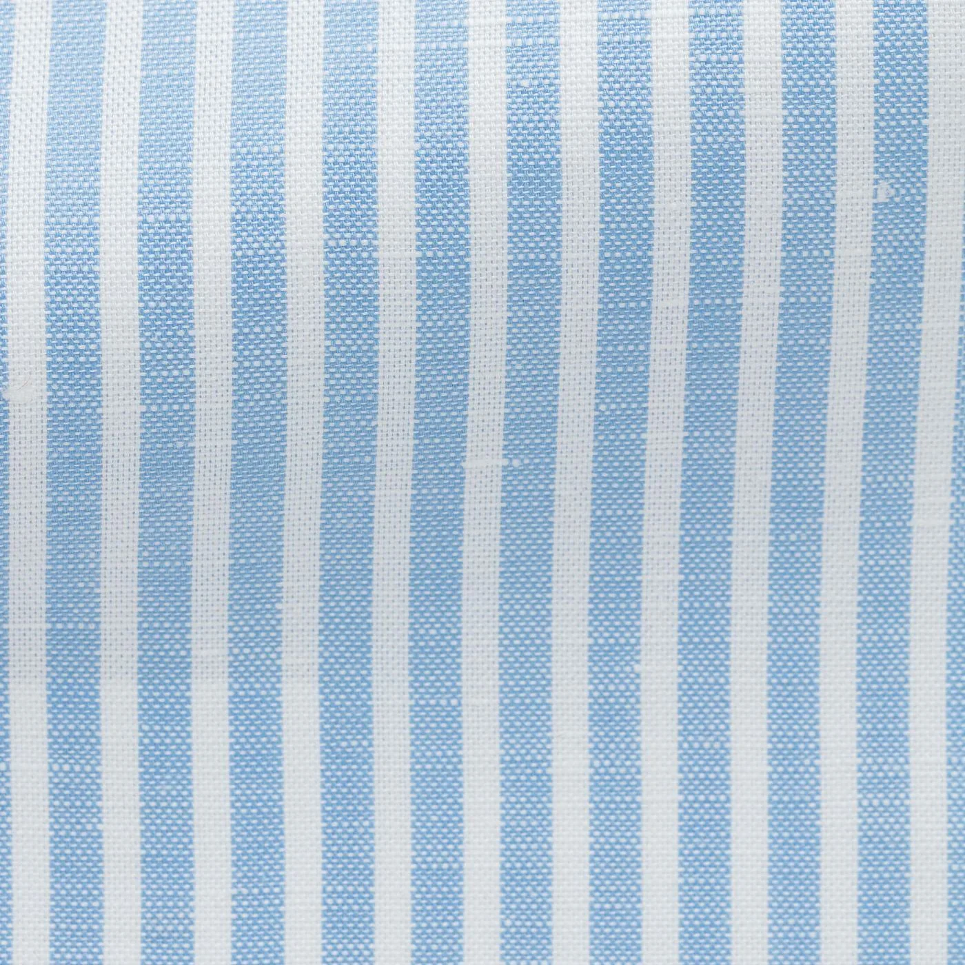 SHS0006 white chambray cotton-linen with l.blue stripe