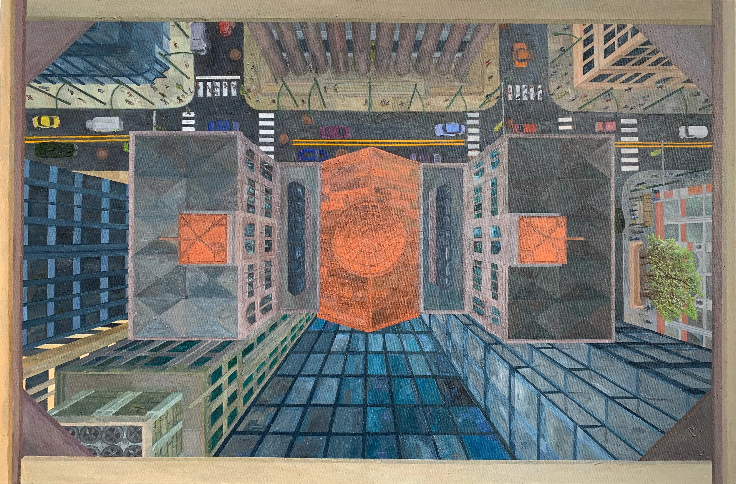 Copper Top
24"x36"  61 cm x 91 cm
Oils on Canvas
2023