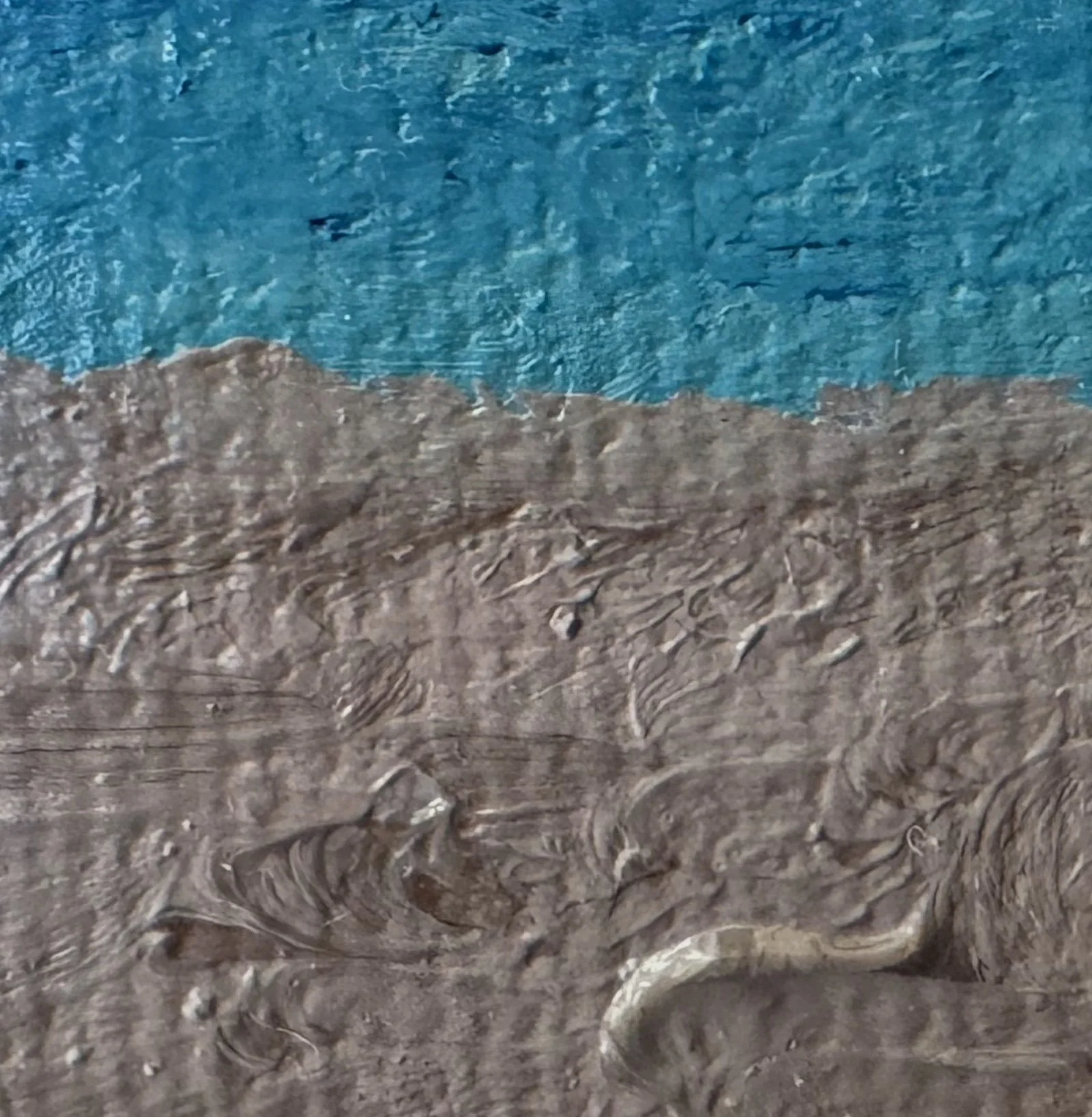 Horizon and Lines
2"x2"   5 cm x 5 cm 
Oils on Canvas
2024
Detail