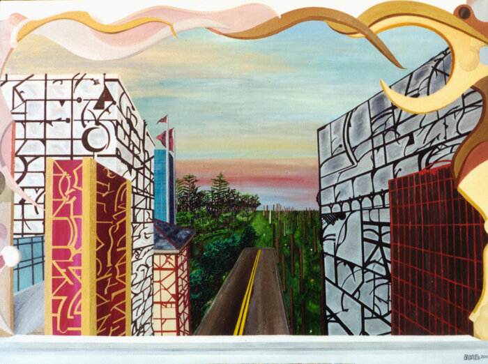 No Passing
30”x40” 76 cm x 102 cm
Oils on Canvas