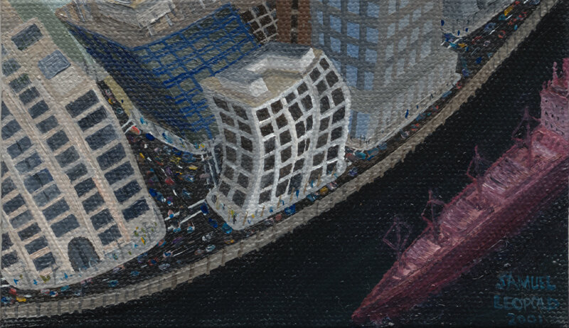 Bending the Rules 
3”x5” 8 cm x 13 cm 
Oils on Canvas