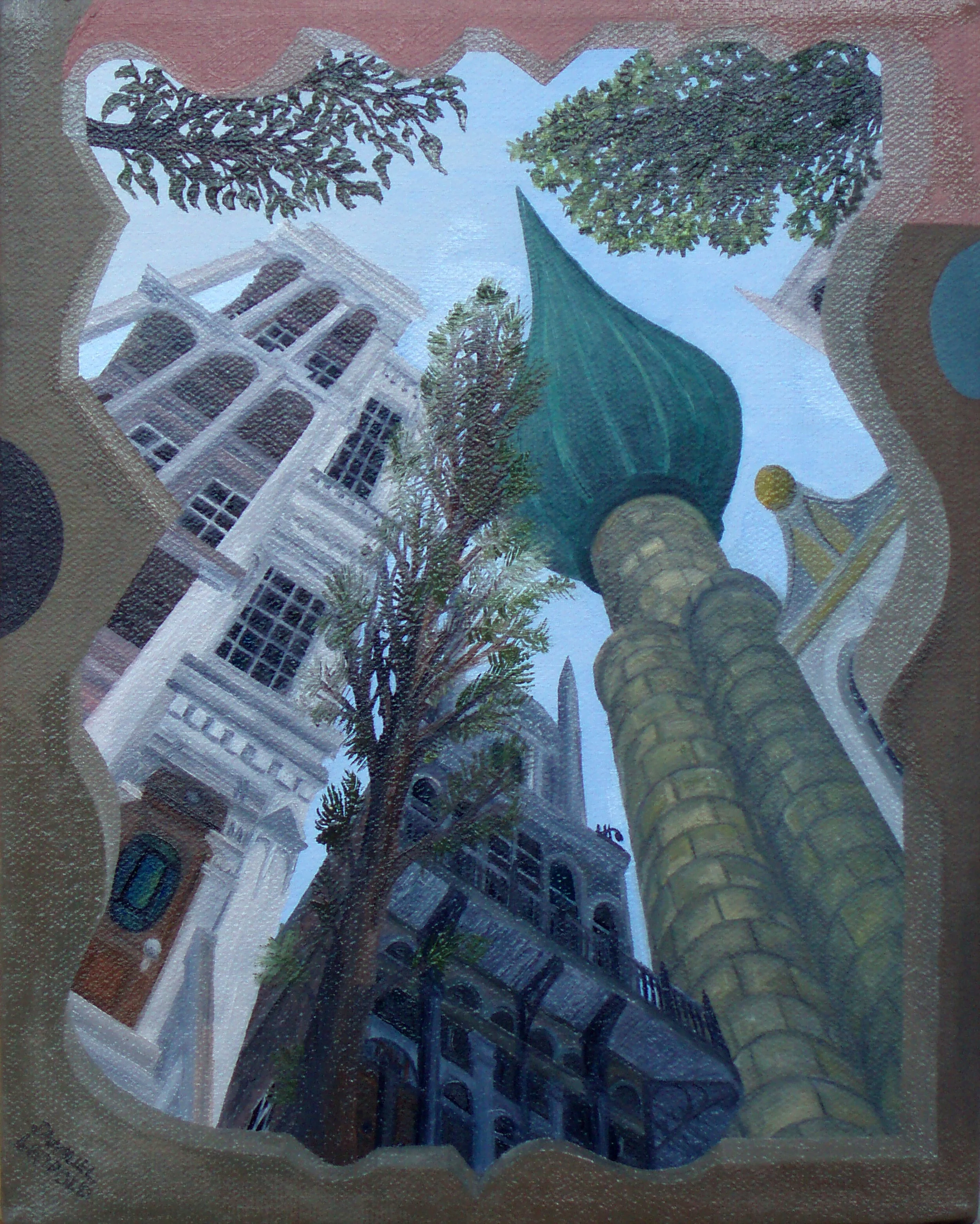 Onion Sky
8”x10” 20 cm x 25 cm
Oils on Canvas 