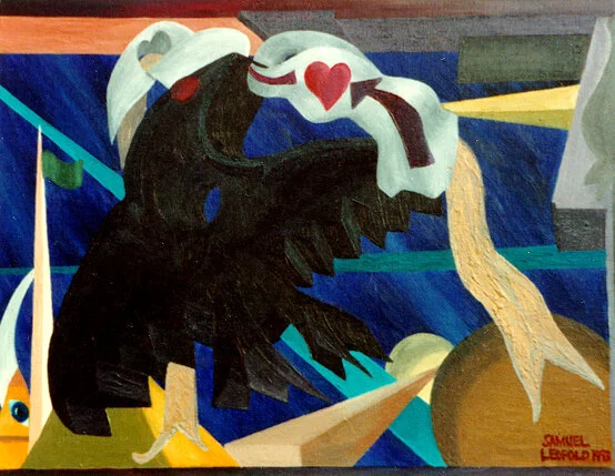 Hole in the Heart
11"x14" 28 cm x 36 cm
Oils on Canvas
1993