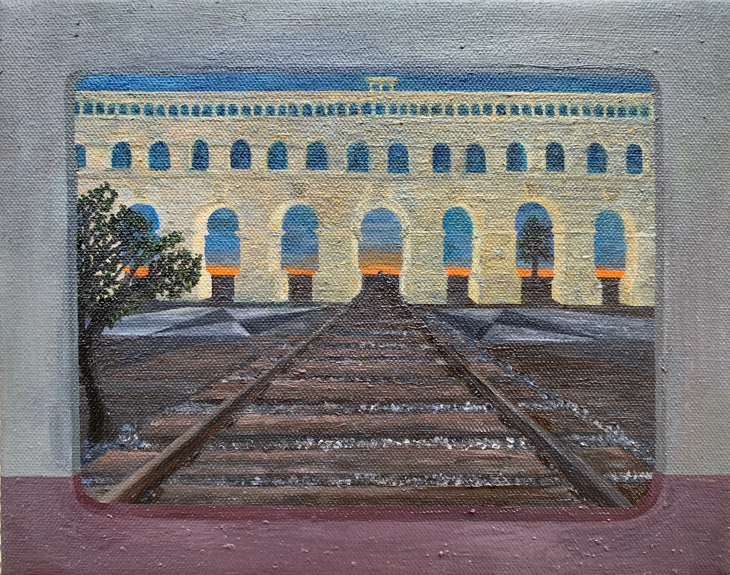 The Point of Light
8"x10"  20 cm x 25 cm
Oils on Canvas
2023