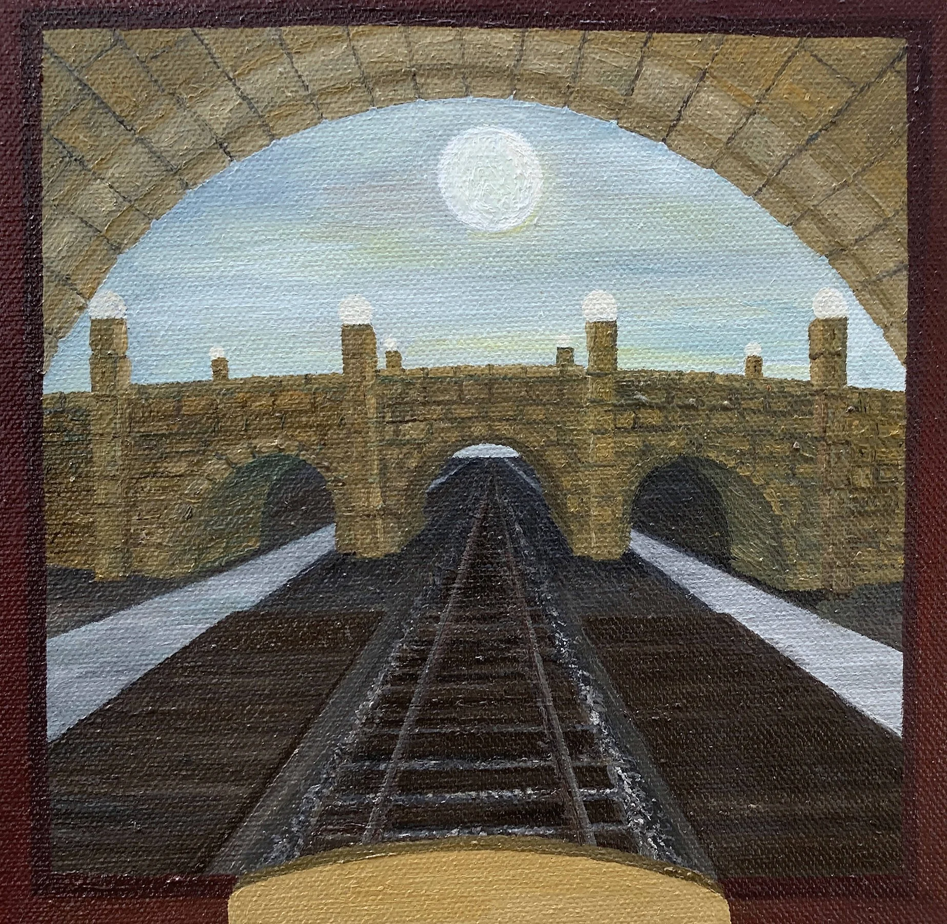 Hazy Shade of Summer
8"x8"   20.3 cm x 20.3 cm
Oils on Canvas
2023