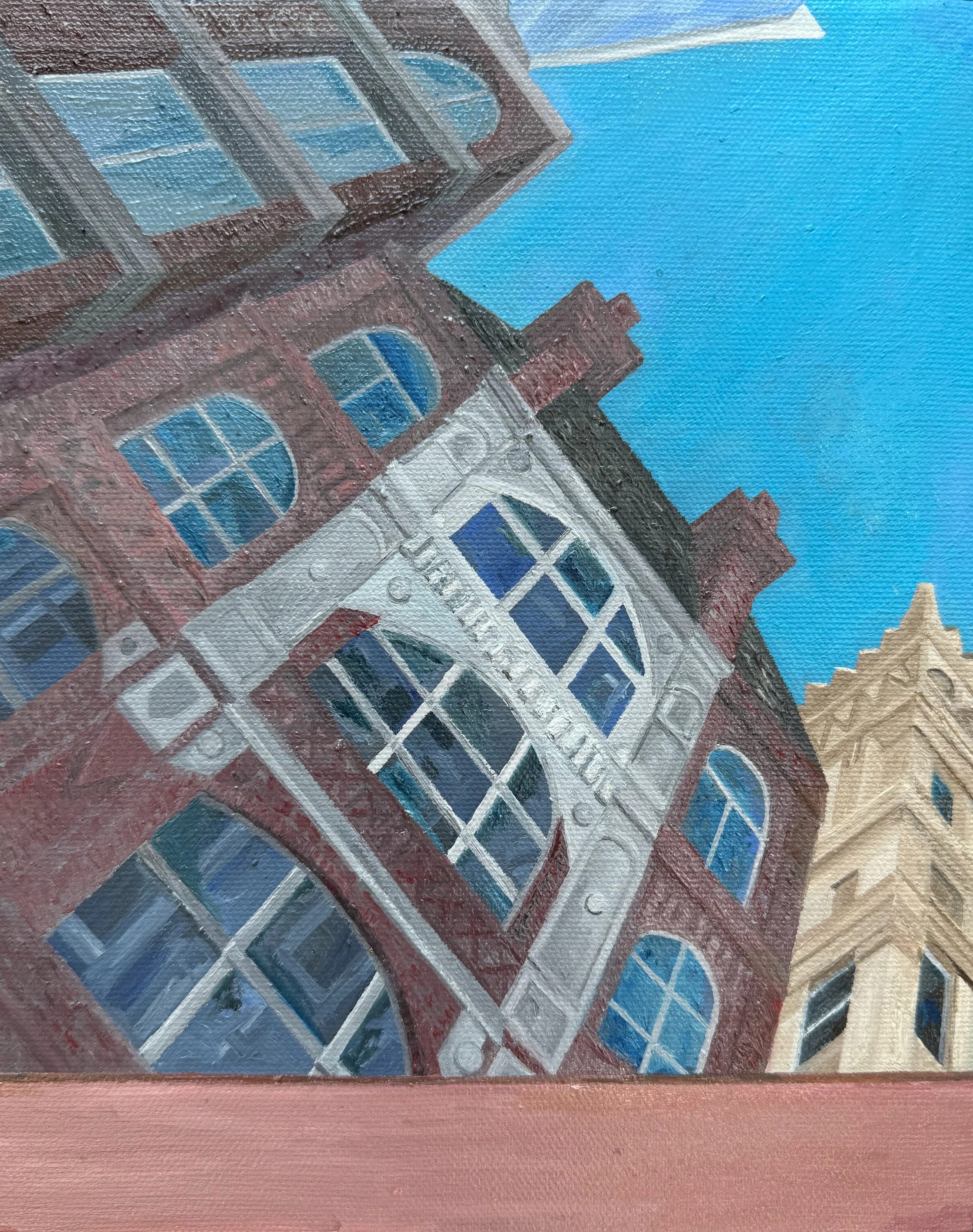 Stake Sky (Detail 3)
16"x20"   40.6 cm x 50.8 cm
Oils on Canvas
2024