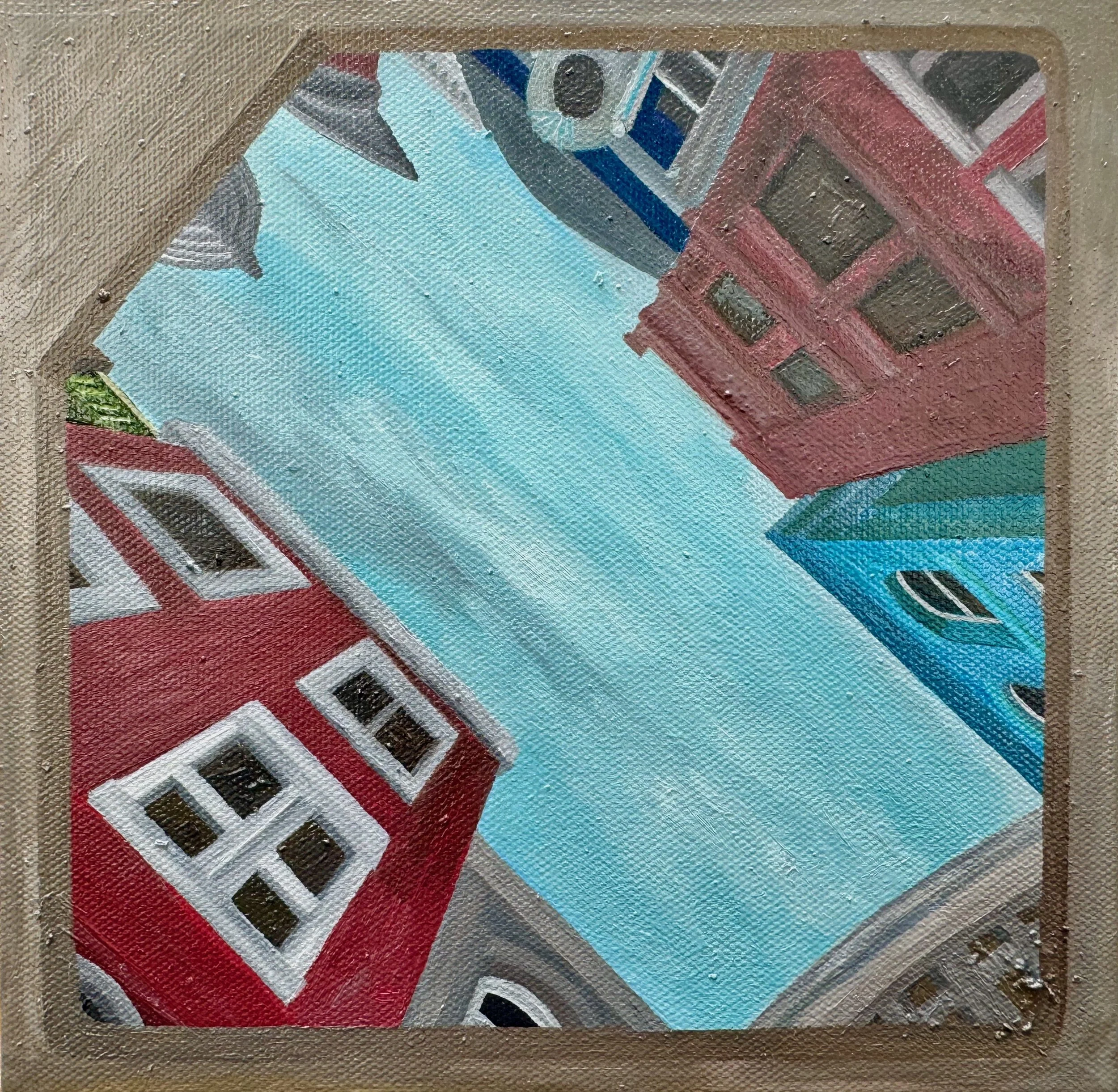 The Color of the Sky
8"x8" 20.3 cm x 20.3 cm
Oils on Canvas
2024