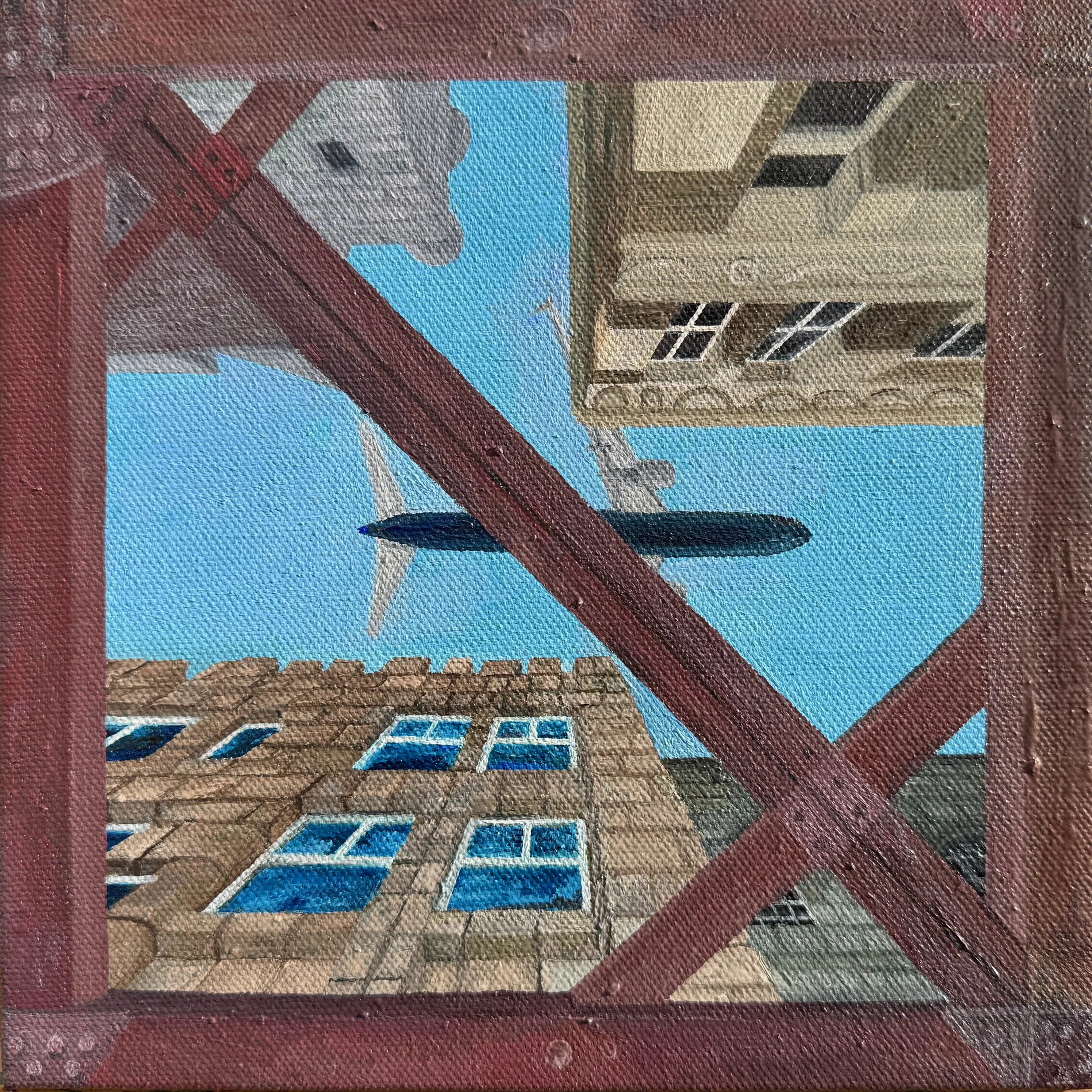 All the Angles of Metal
8"x8"   20.3 cm x 20.3 cm
Oils on Canvas
2024
