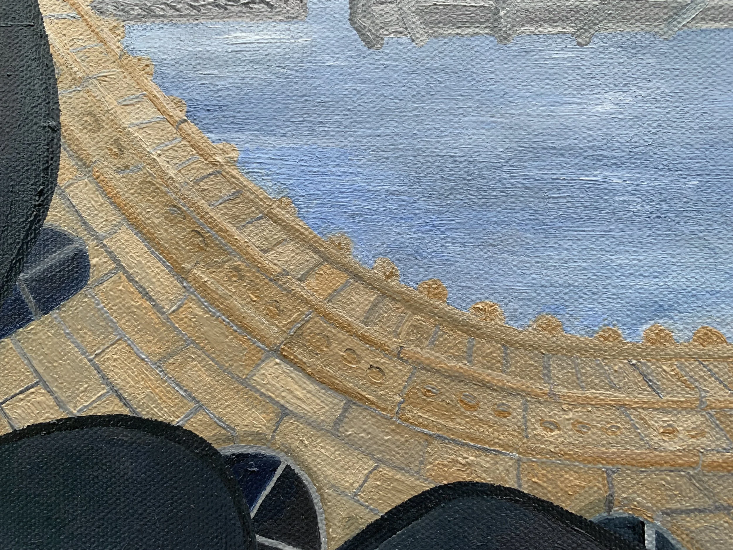 Curved Sky
8"x10" 20.3 cm x 25.4 cm
Oils on Canvas
2022
Detail