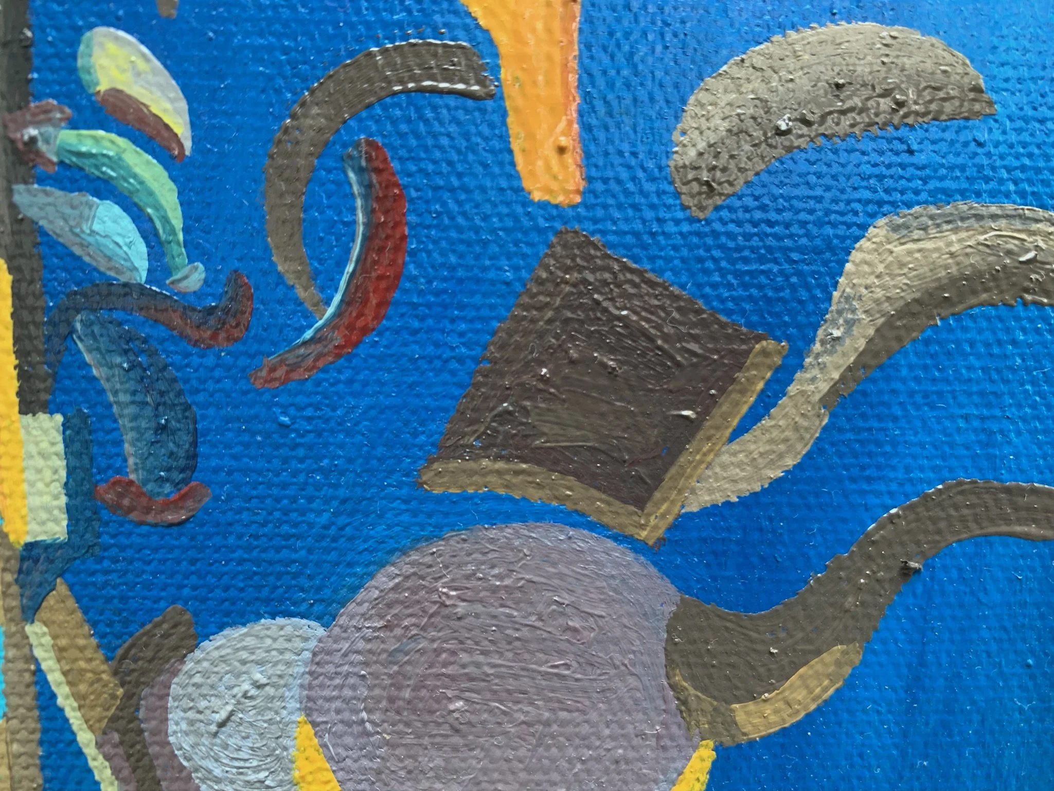 Small Children at the Water's Edge
8”x8”  20.3 cm x 20.3 cm
Oils on Canvas 
2023
Detail