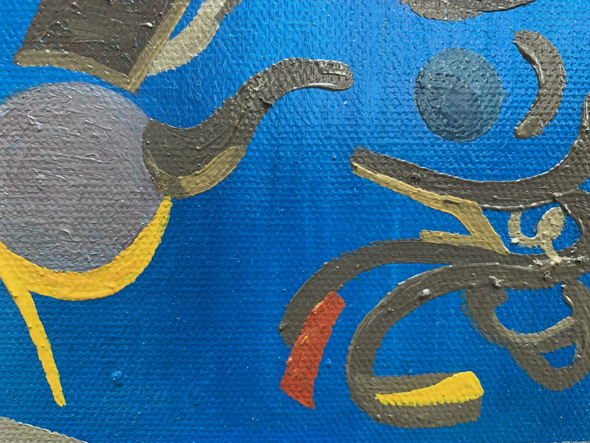 Small Children at the Water's Edge
8”x8”  20.3 cm x 20.3 cm
Oils on Canvas 
2023
Detail