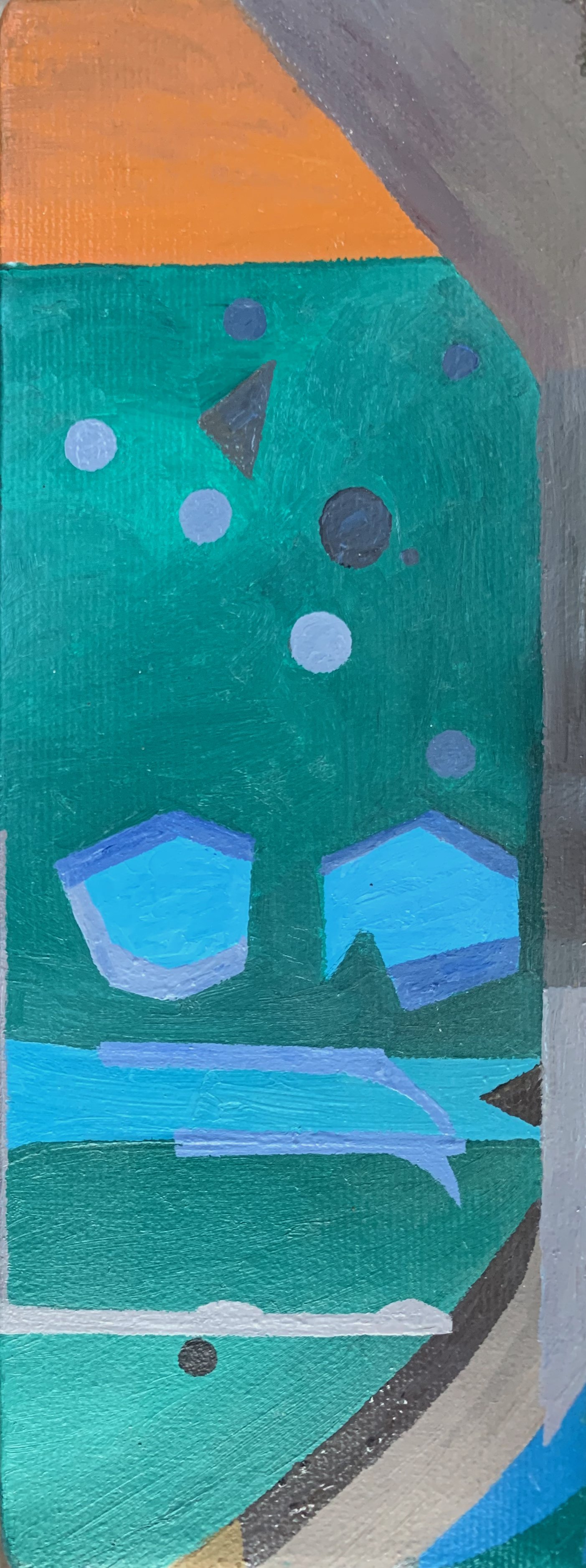 Abstract River
8”x8”x3 20.3 cm x 20.3 cm x 7.6 cm
Oils on Canvas
2022