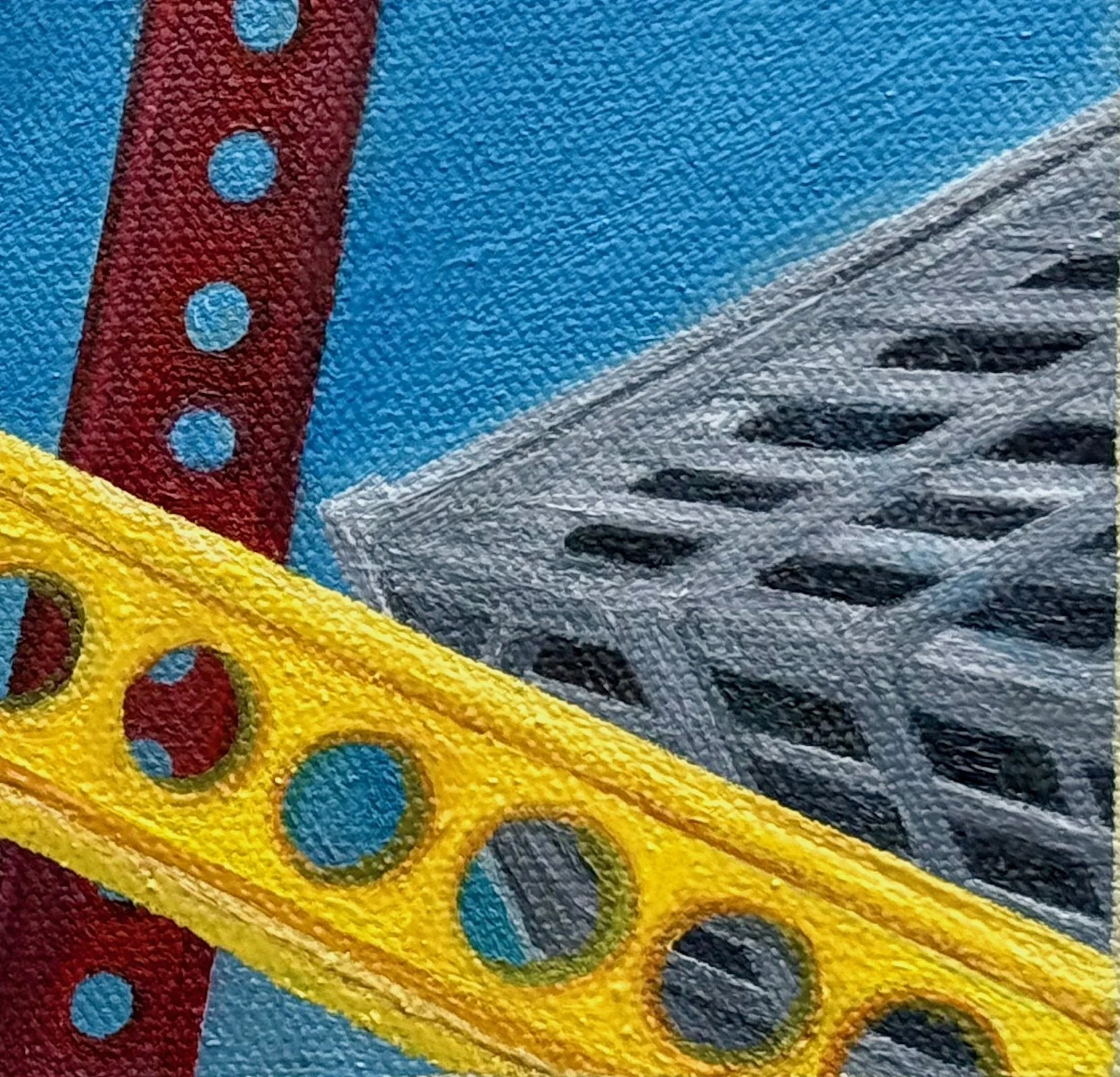 Metal for the Masses
6”x12"   15.2 cm x 30.4 cm
Oils on Canvas
2026
detail
