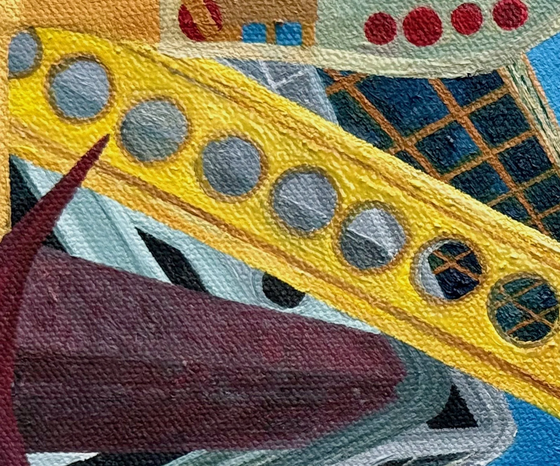 Metal for the Masses
6”x12"   15.2 cm x 30.4 cm
Oils on Canvas
2026
detail