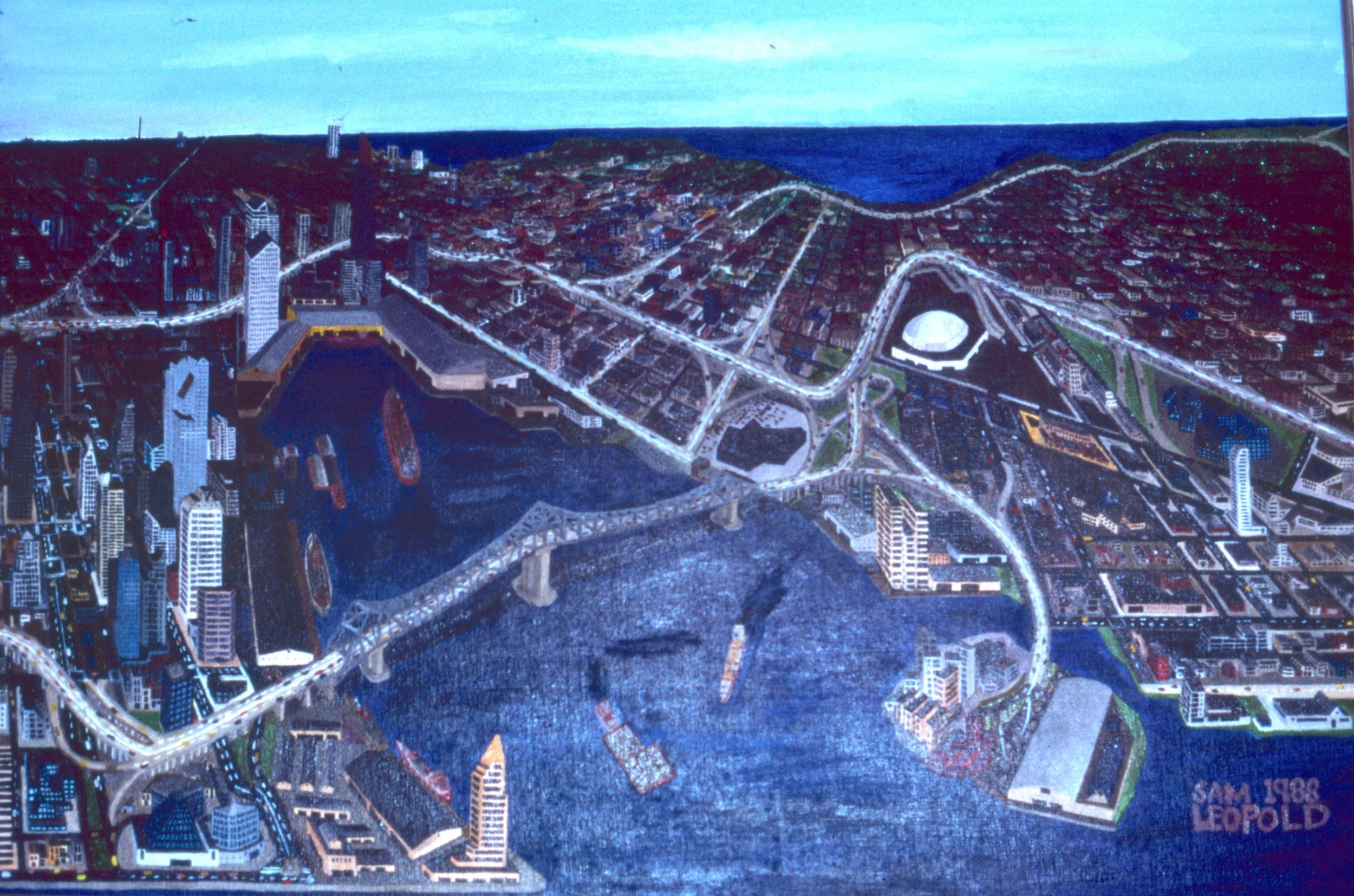 Urban Edge II
24”x36” (61 cm x 92 cm)
Oils on Canvas
1988