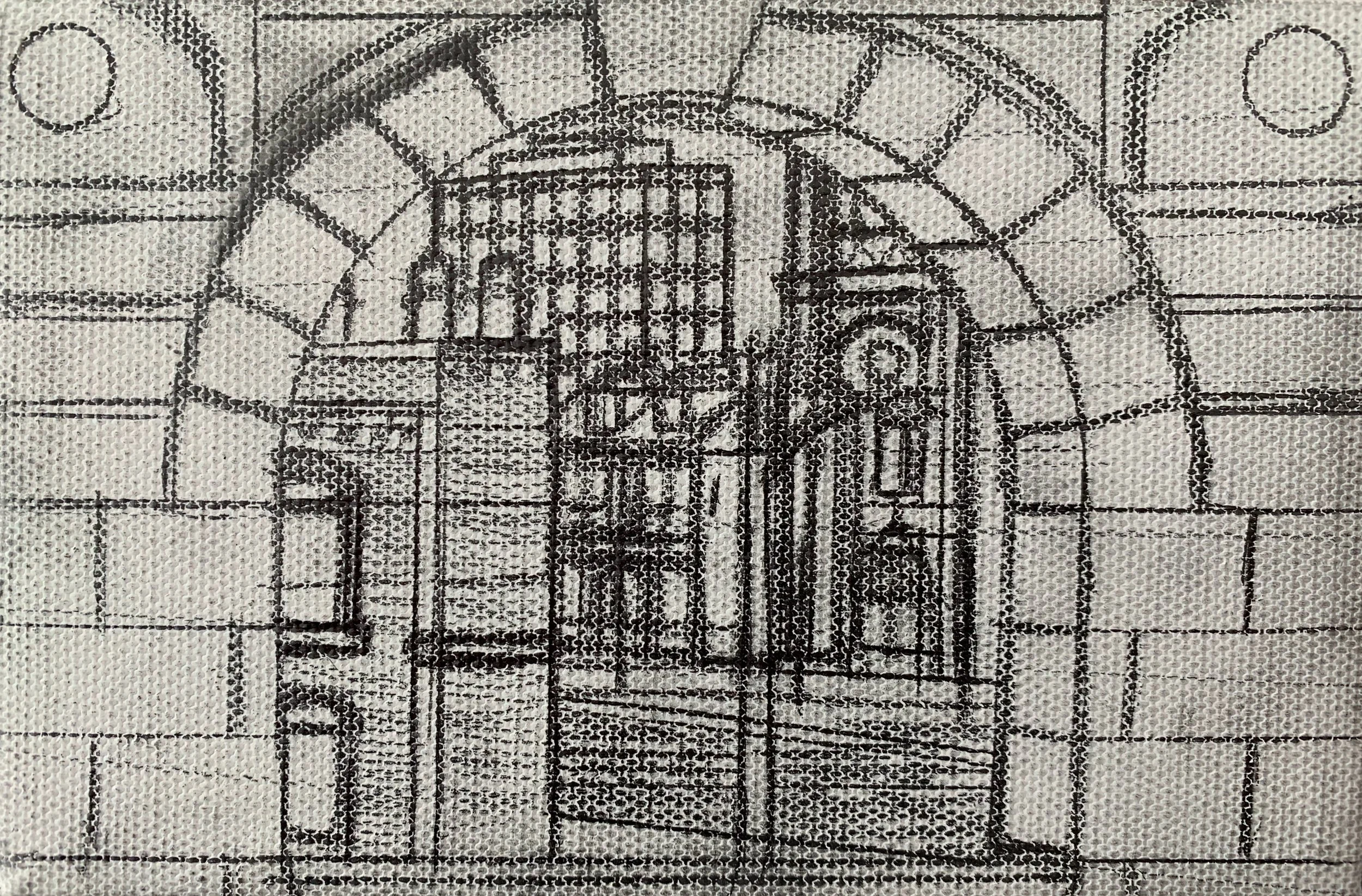 Sketch - Working Title: Along the Wall (far right)
3"x5" 7.6 cm x 12.7 cm