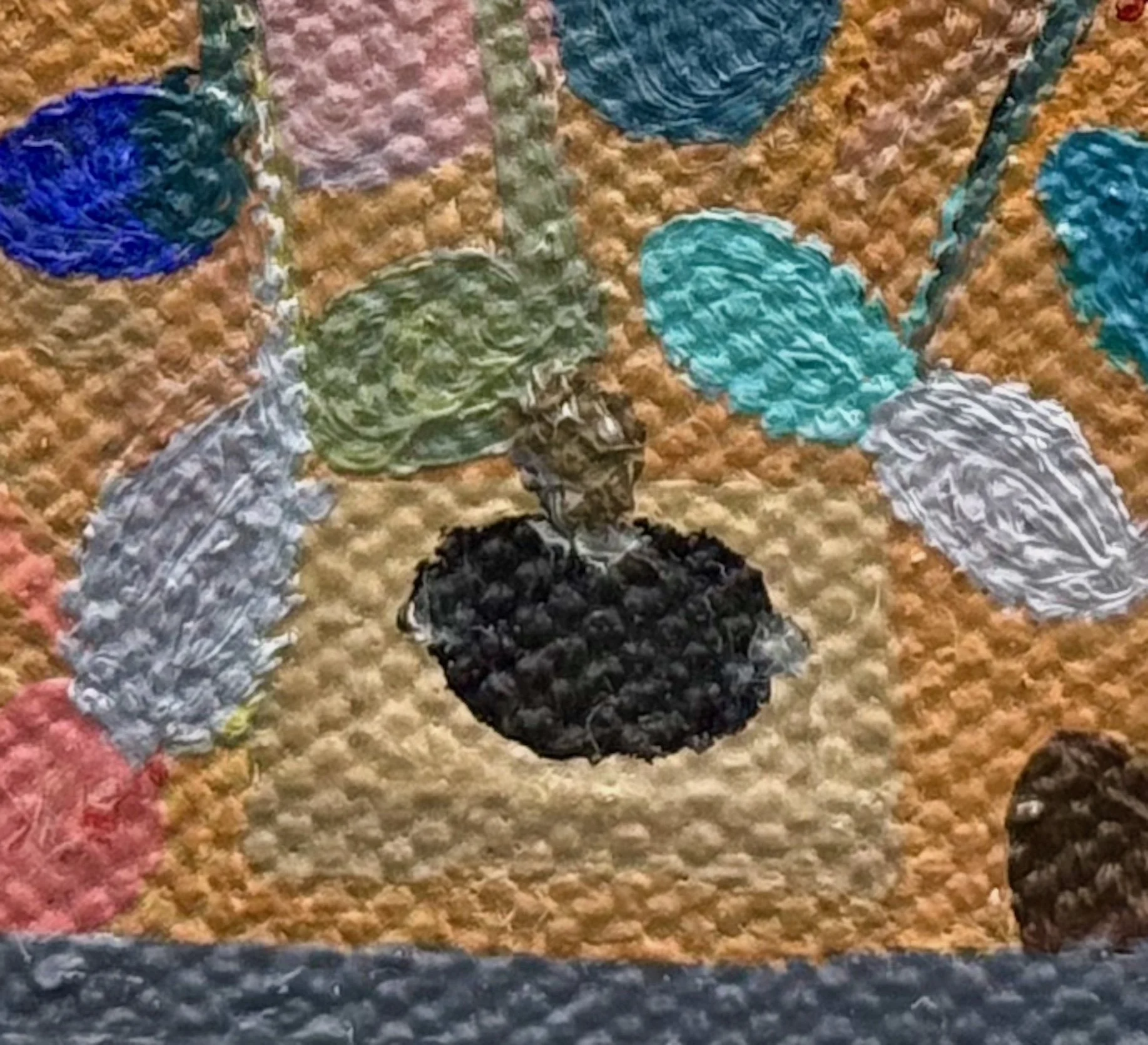 The Conductor and the Colored Notes
4" x 6"  10 cm x 15 cm
Oils on canvas
2026
detail