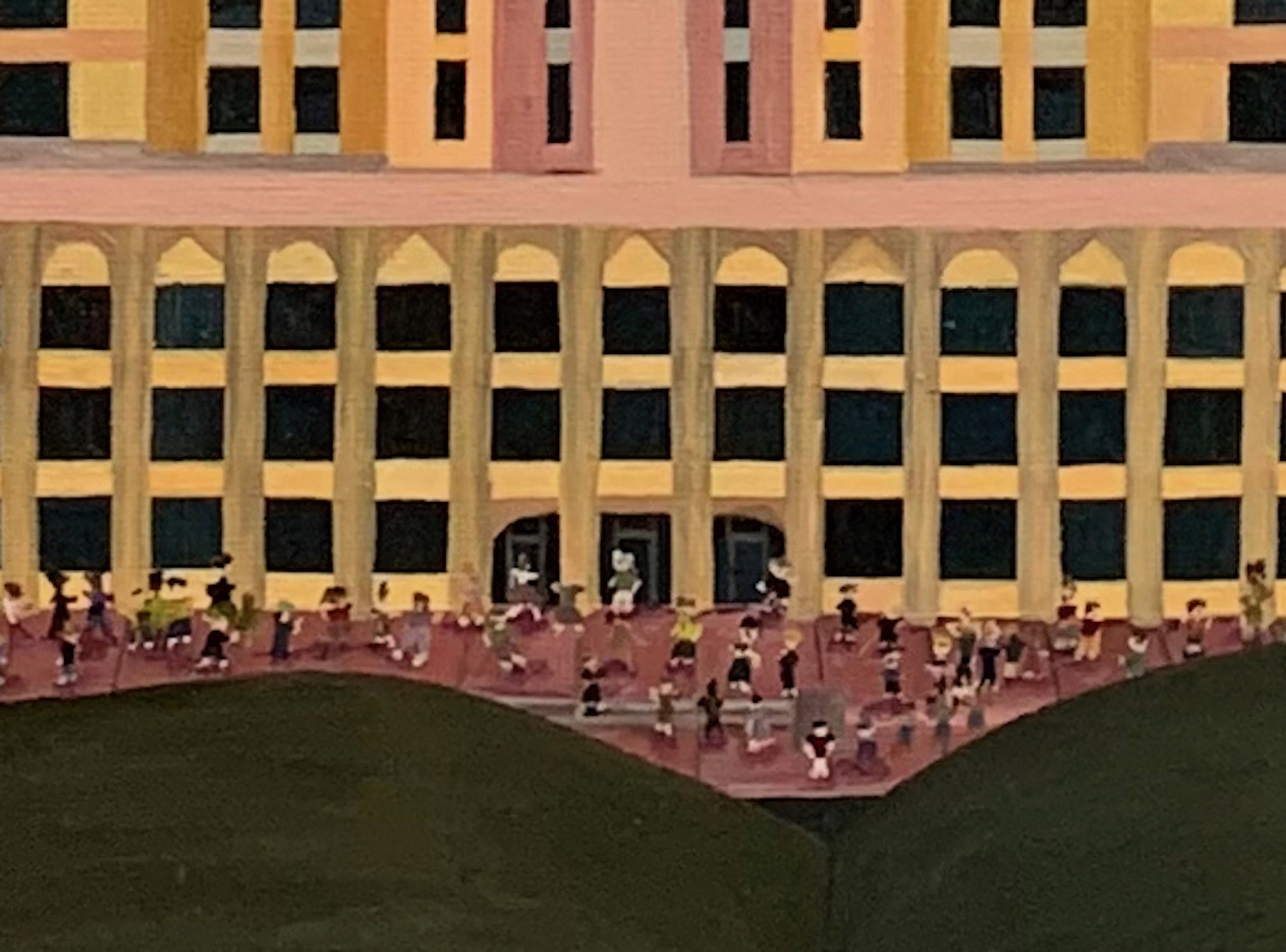 Ups and Downs
36”x24”  91 cm x 61 cm
Oil on Canvas 
1996
Detail