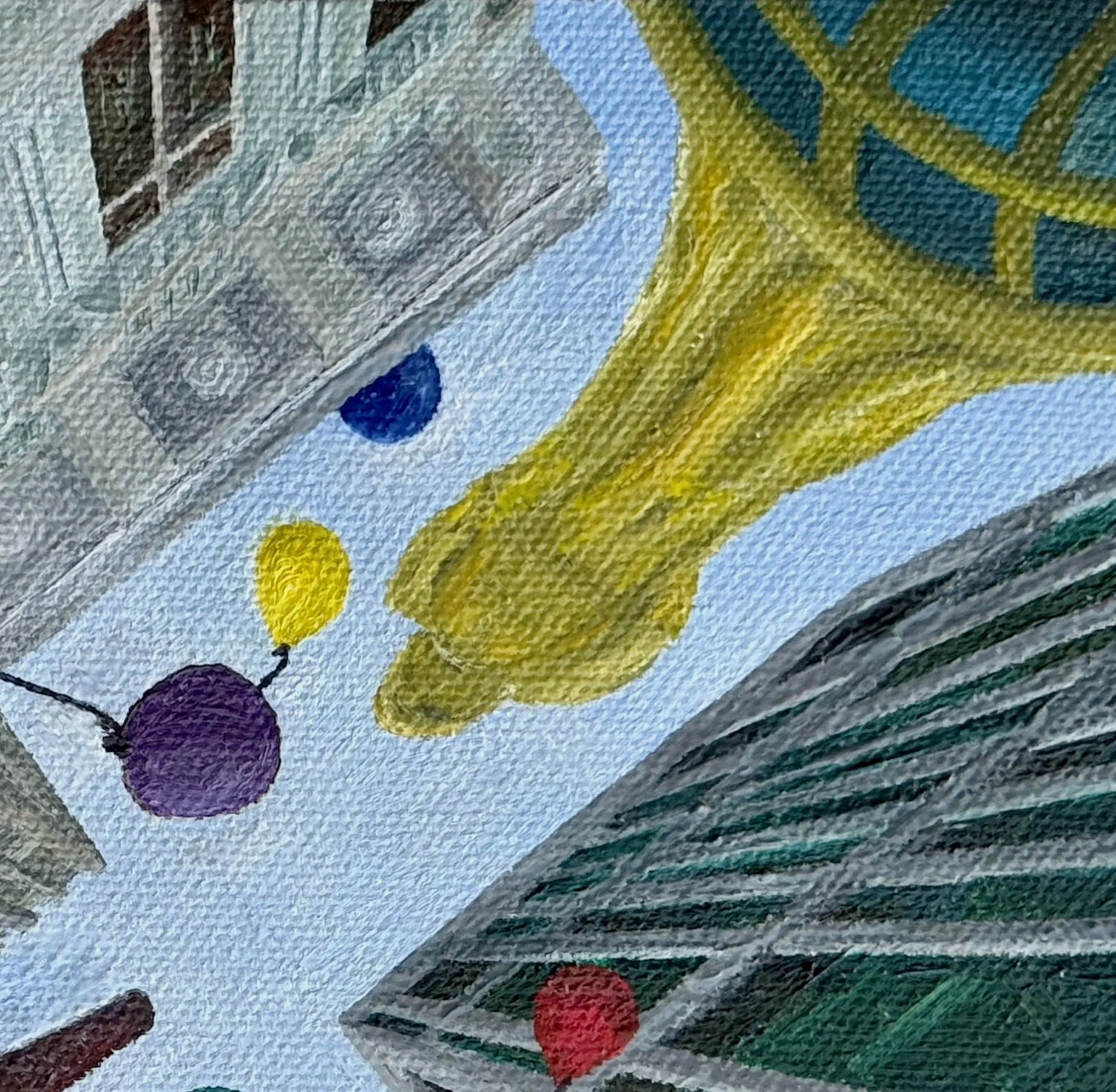 The Lost Balloons
8"x10"  20 cm x 25 cm
Oils on Canvas
2025
detail